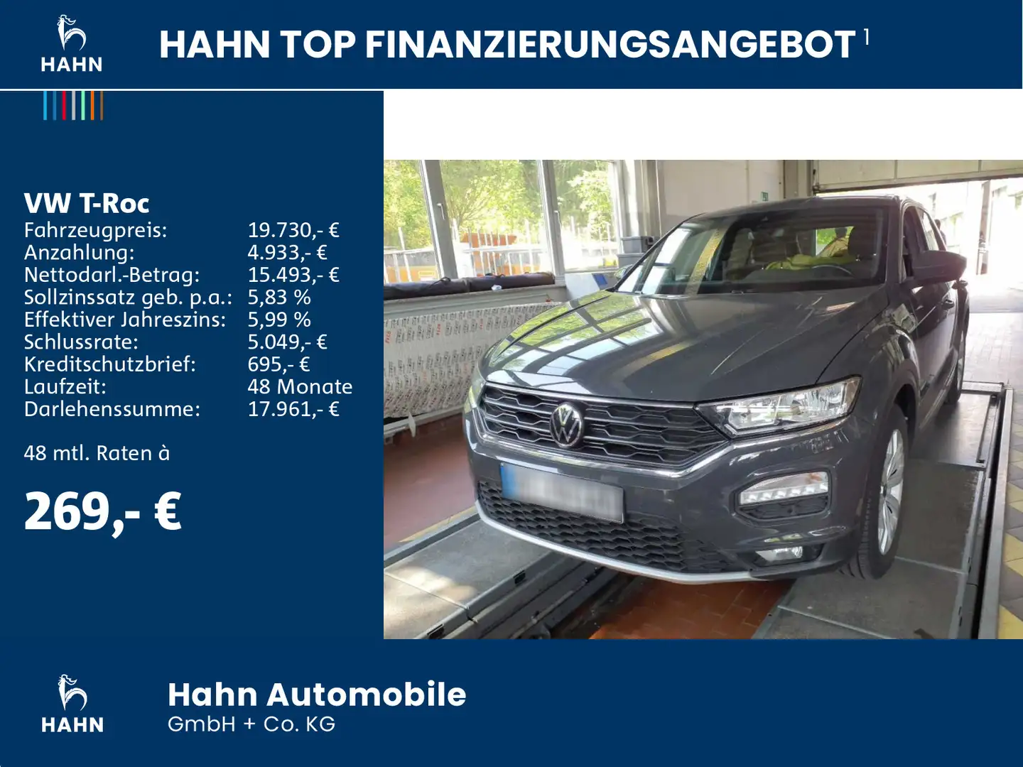 Volkswagen T-Roc Sport 1.5TSI Navigation ACC Sitzheizung PD Gris - 2