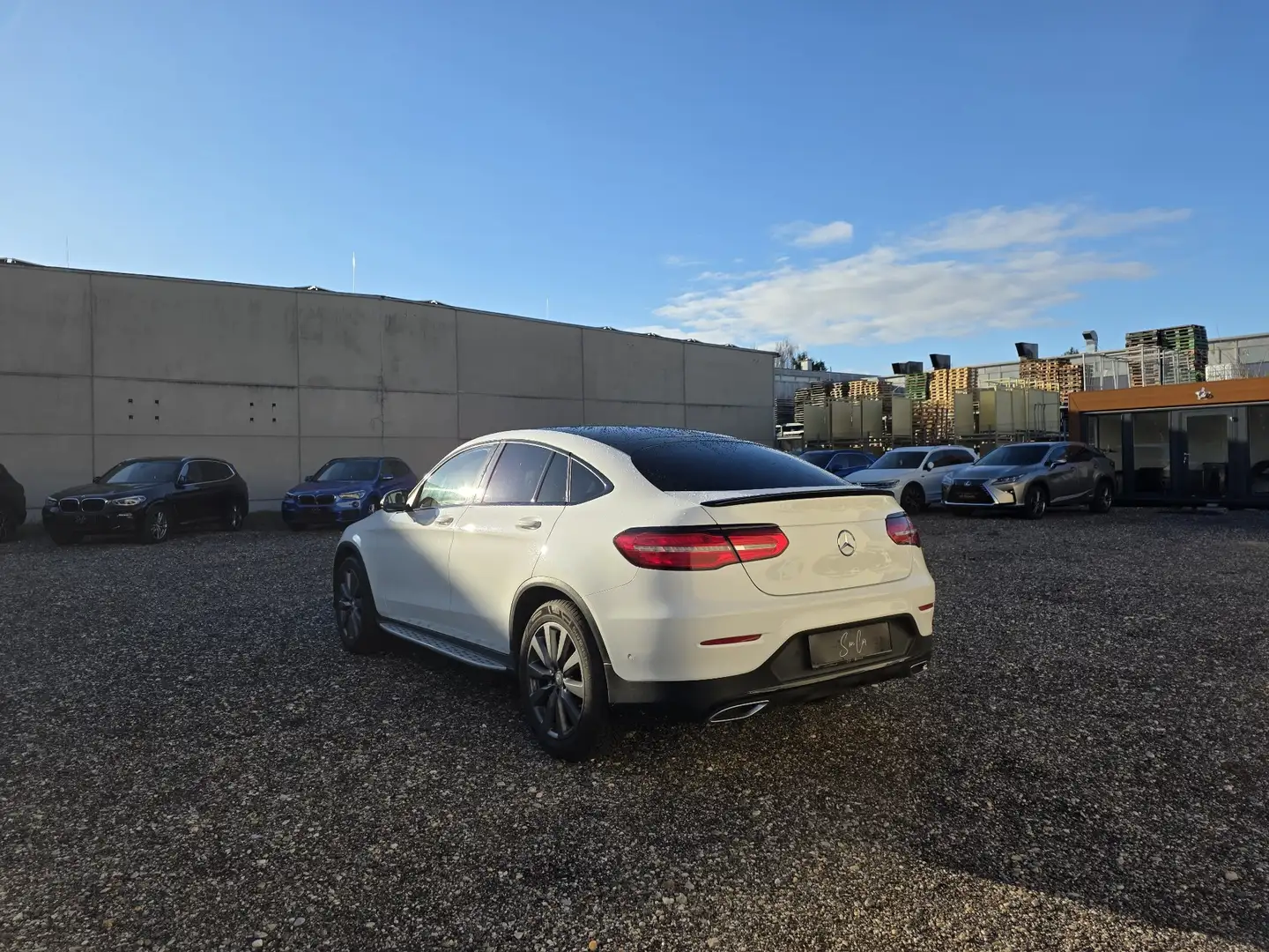 Mercedes-Benz GLC 220 d 4Matic AMG Line*Night Paket*Sternenhimmel Weiß - 2