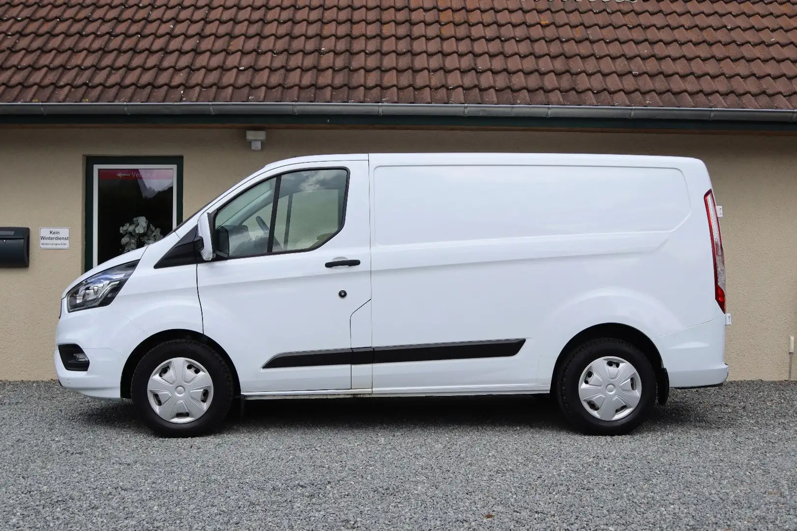 Ford Transit Custom 2.0 TDCI 300 L1 Autom/AHK/Standh Blanc - 2