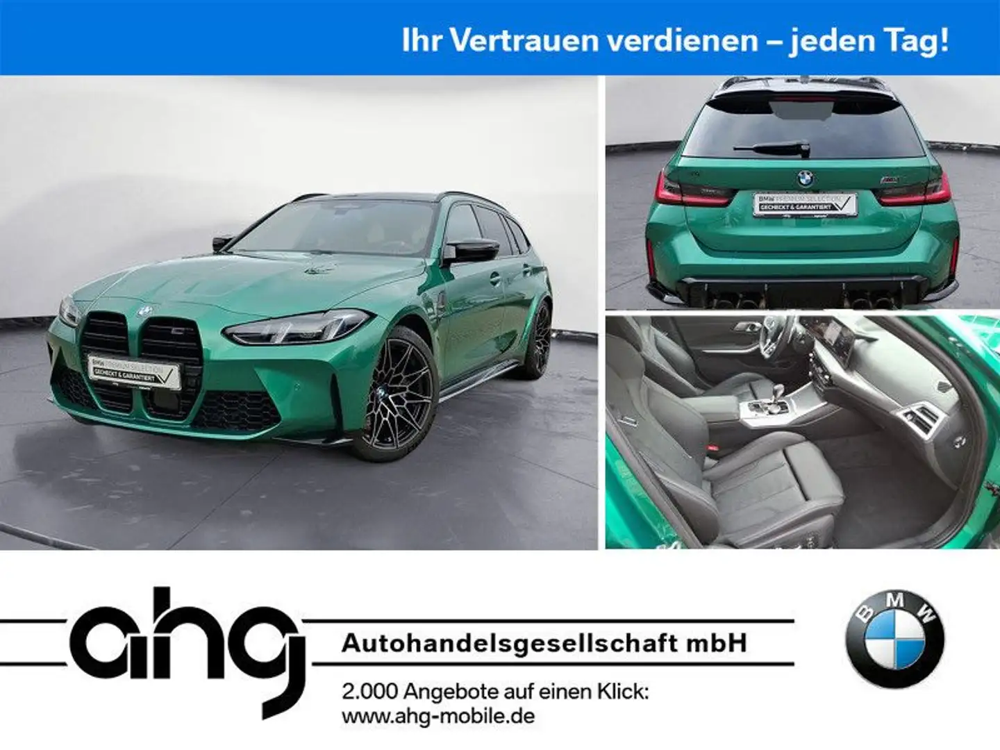 BMW M3 Competion xDrive Touring Head-Up HiFi ACC Vert - 1