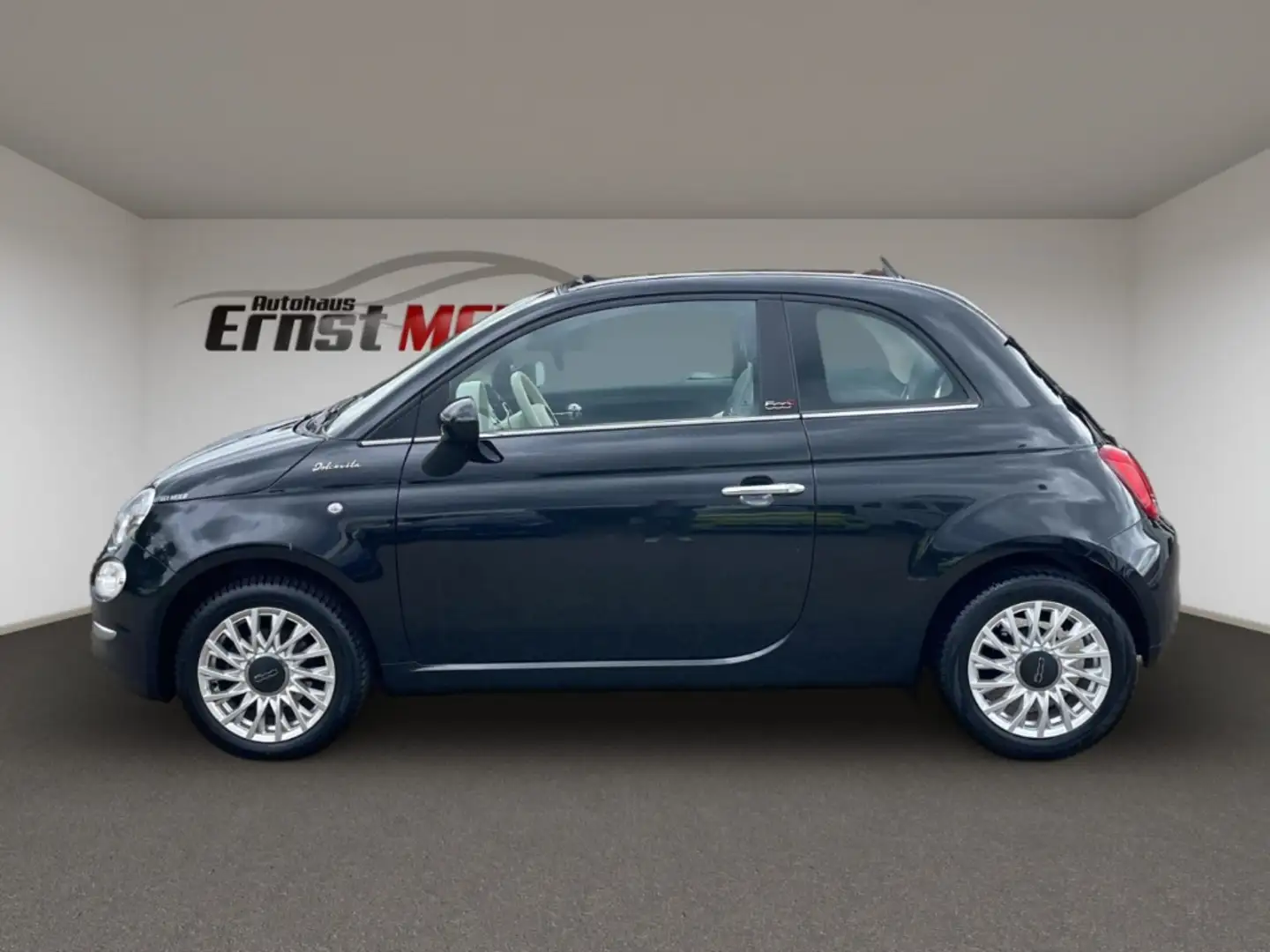 Fiat 500 Dolcevita 1.0 GSE KlimaAuto+Tempomat+Leder+PDC Black - 2