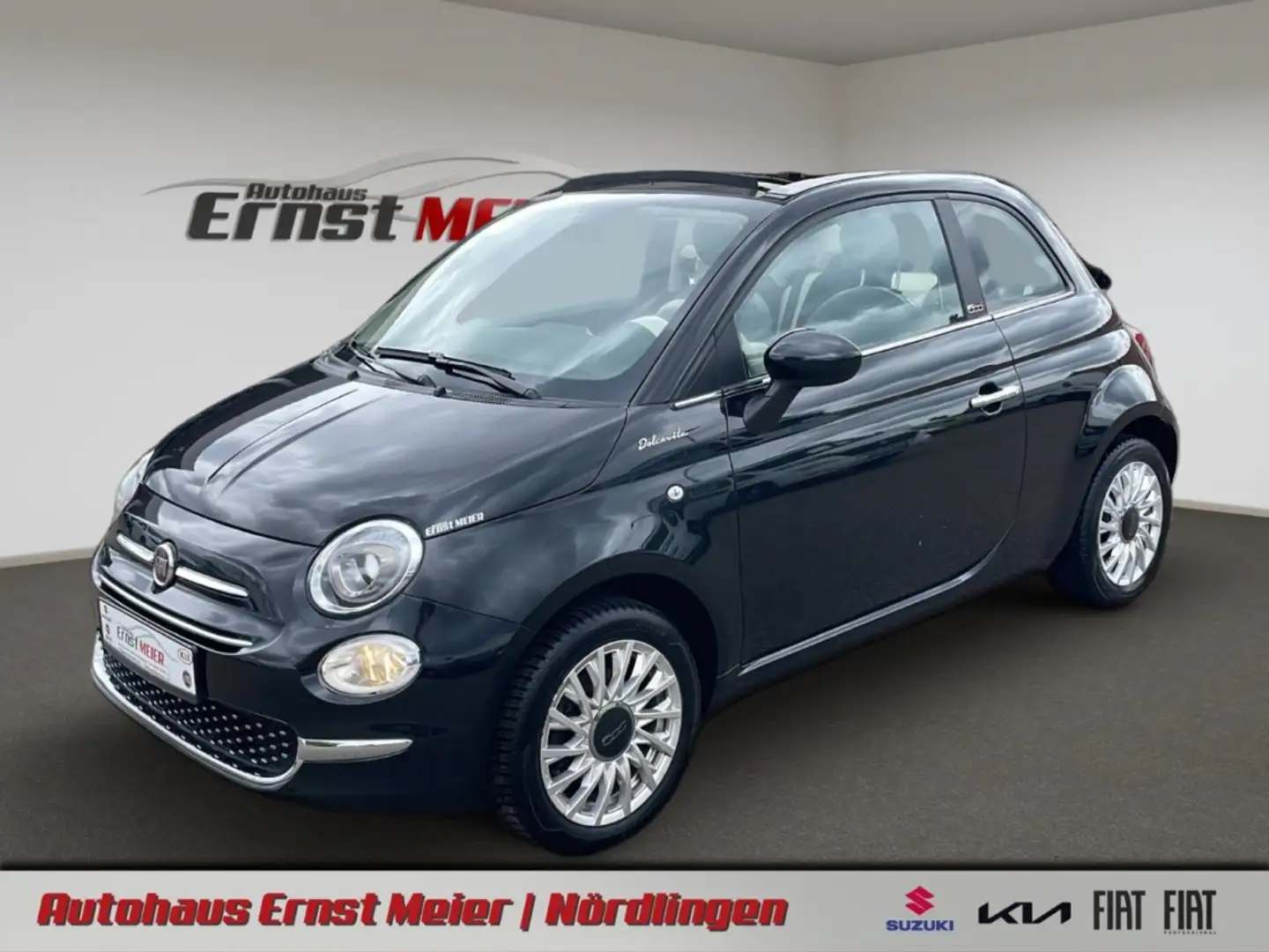 Fiat 500 Dolcevita 1.0 GSE KlimaAuto+Tempomat+Leder+PDC Black - 1
