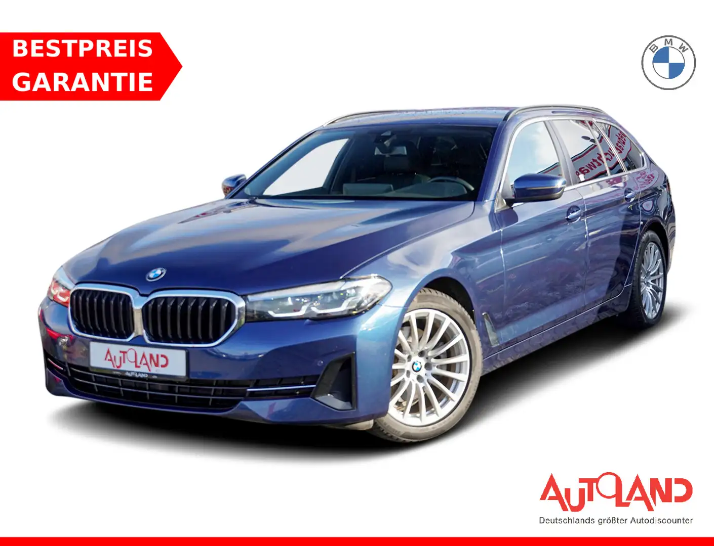 BMW 520 520d Luxury Line Klimaaut. LED Navi Sitzheizung Bleu - 1