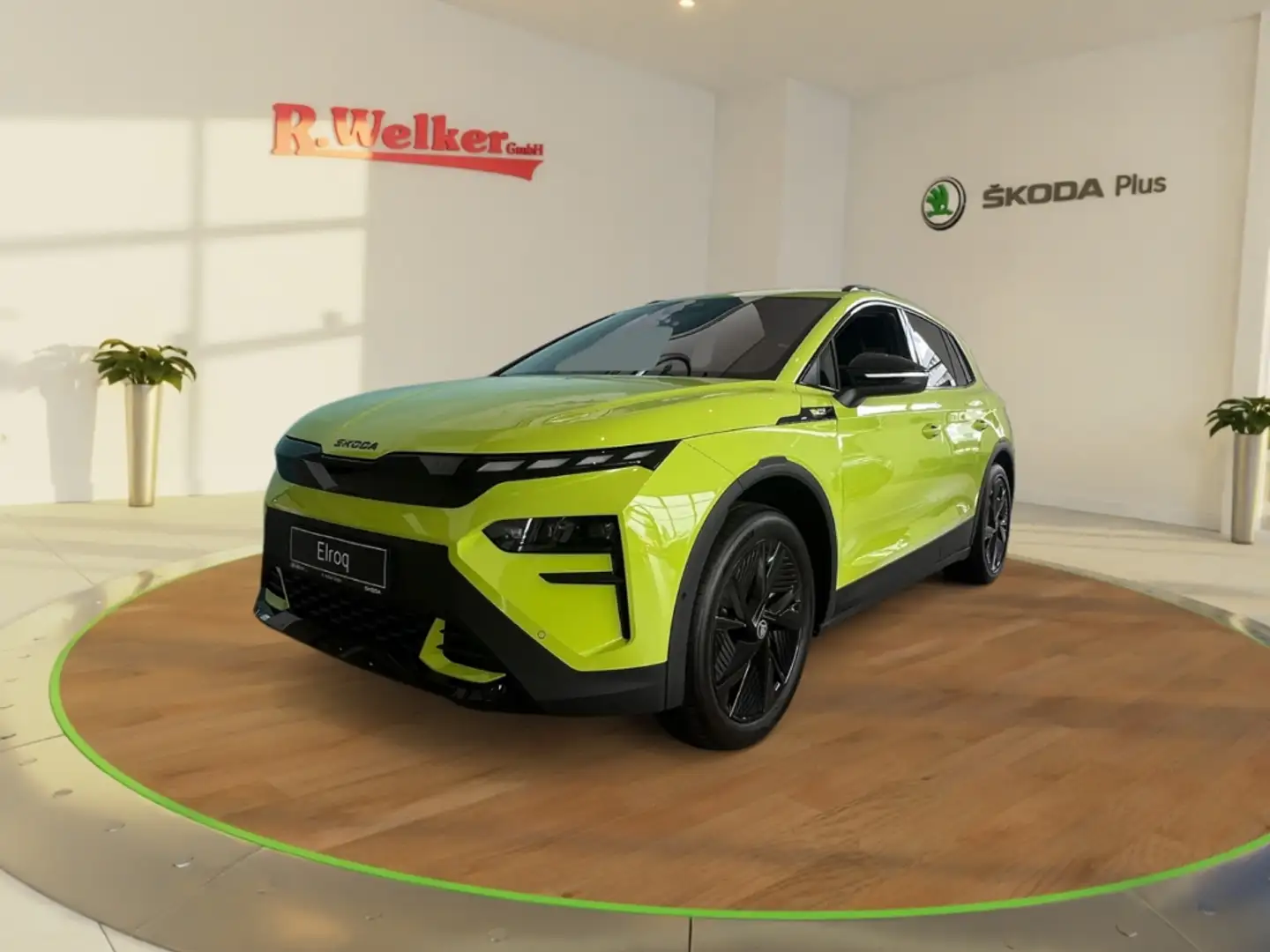 Skoda Elroq RS 250KW ''AHK''Ausstattungspaket MAXX''NAVI''Head Verde - 1