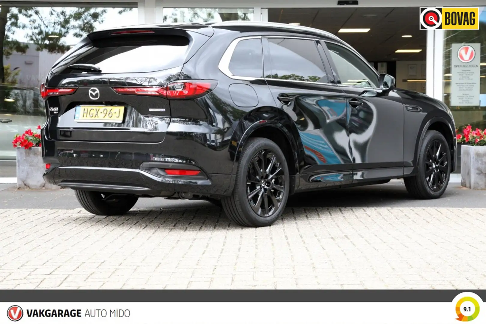 Mazda CX-80 2.5 PHEV Homura Plus 7-seater | BTW auto | NLD aut Noir - 2
