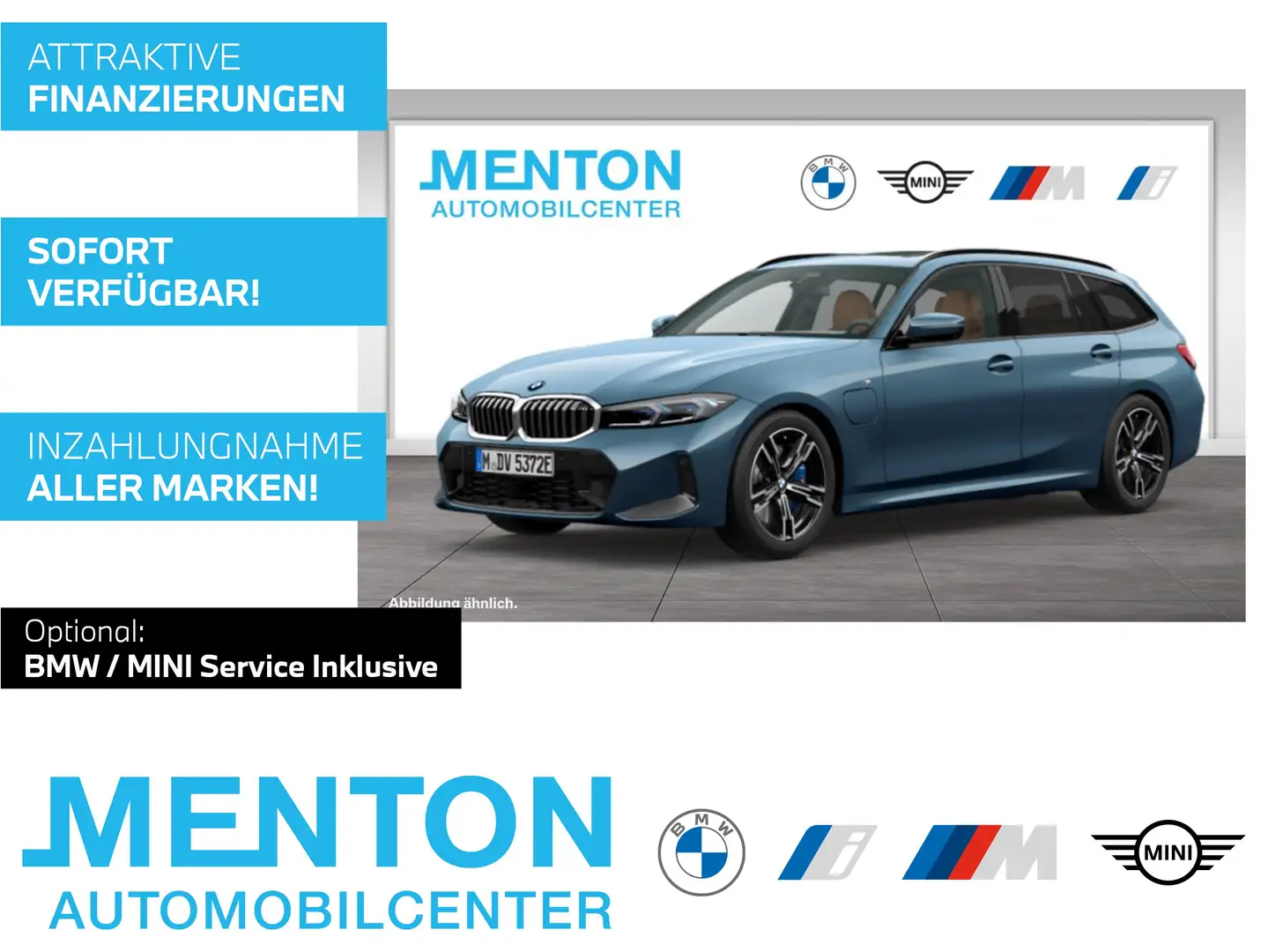 BMW 330 e xDrive M Sportpaket Head-Up HiFi DAB LED Blau - 1