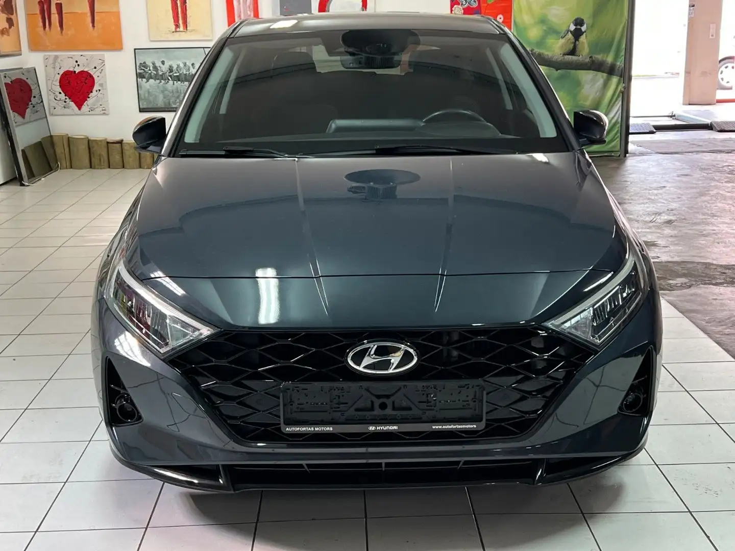 Hyundai i20 Trend Mild-Hybrid LED Navi 1 Hand Garantie Grau - 2