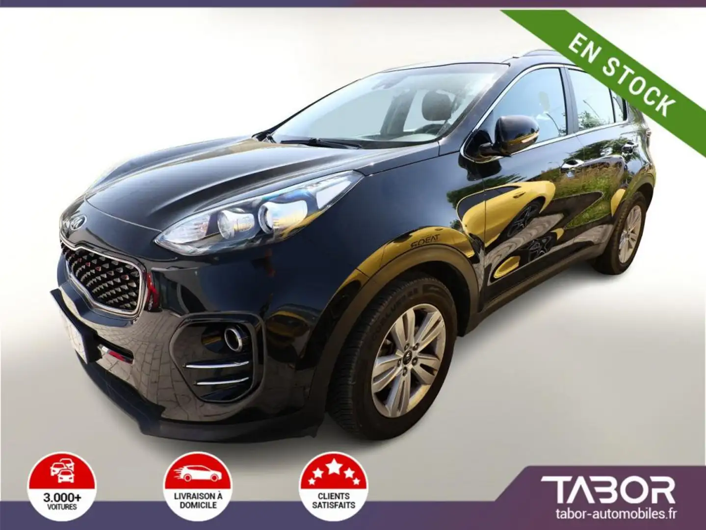 Kia Sportage 1.7 CRDi 116 Active GPS radars 17P Noir - 1