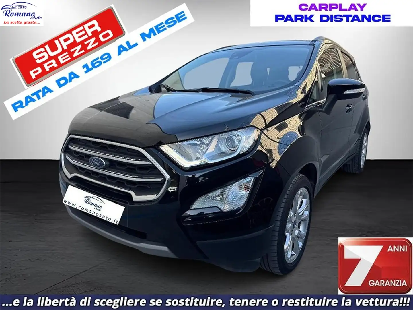 Ford EcoSport 1.0 ecoboost Titanium 125cv Noir - 1