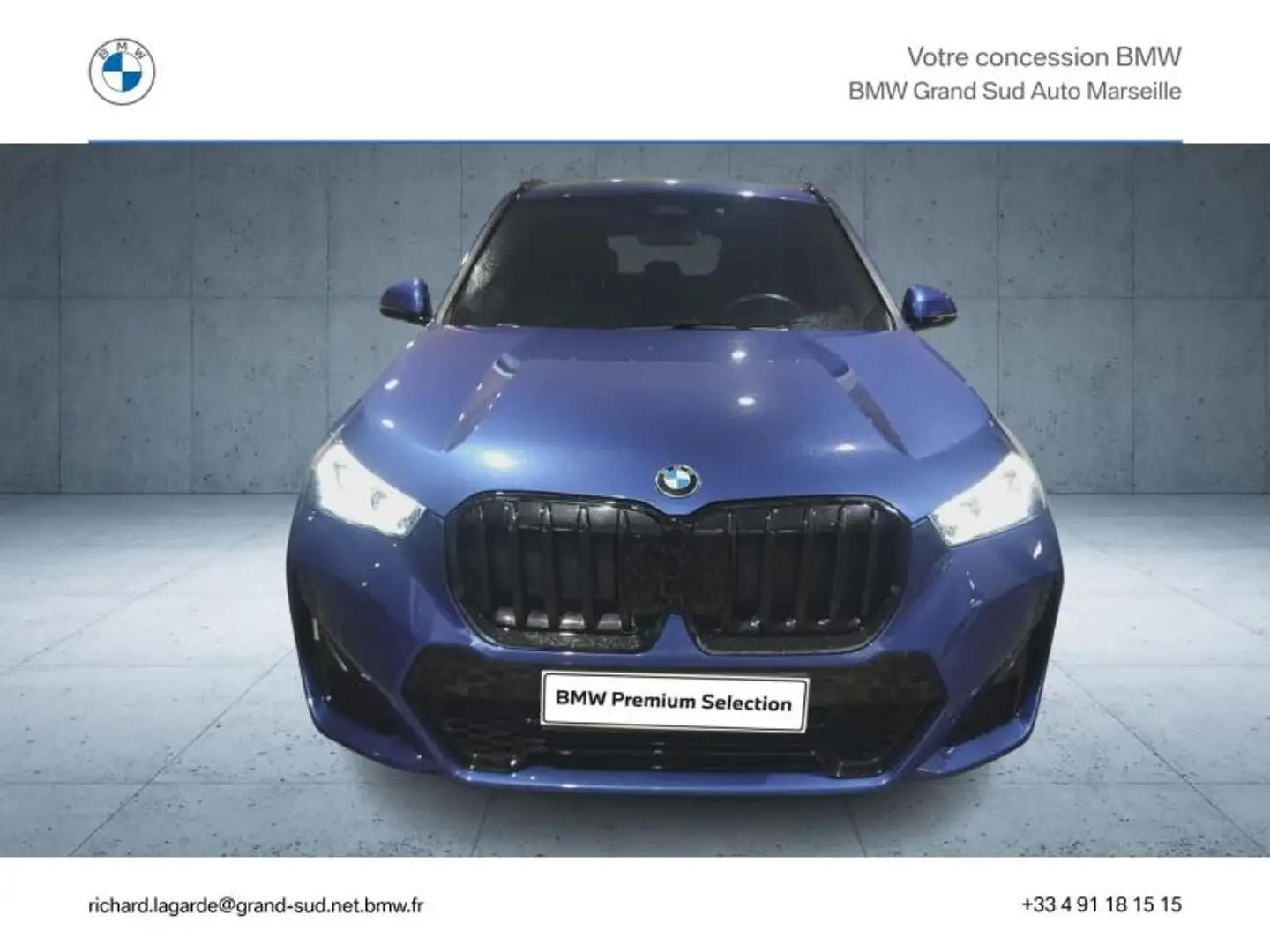 BMW X1 sDrive18i 136ch M Sport Blauw - 2