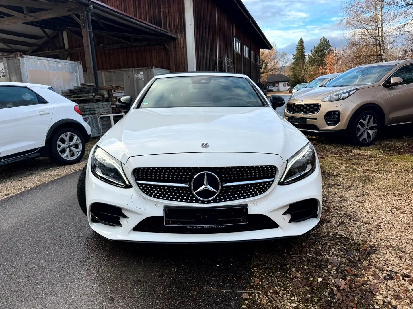 Mercedes-Benz C 200 Cabrio **AMG/VC** Blanc - 2