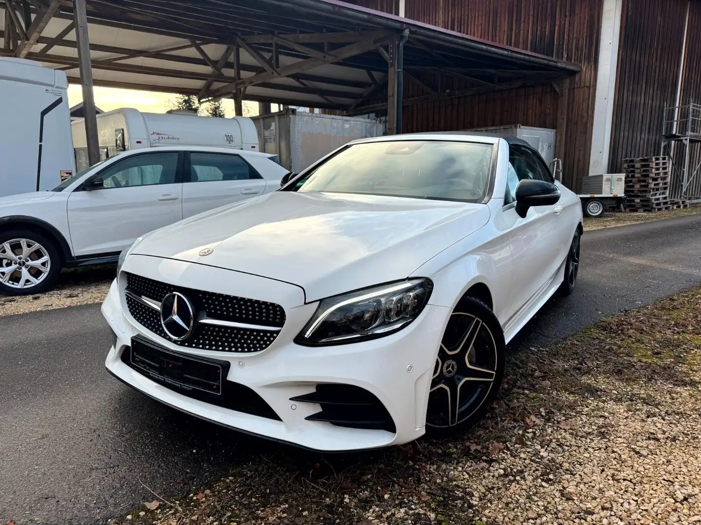 Mercedes-Benz C 200 Cabrio **AMG/VC** Blanc - 1