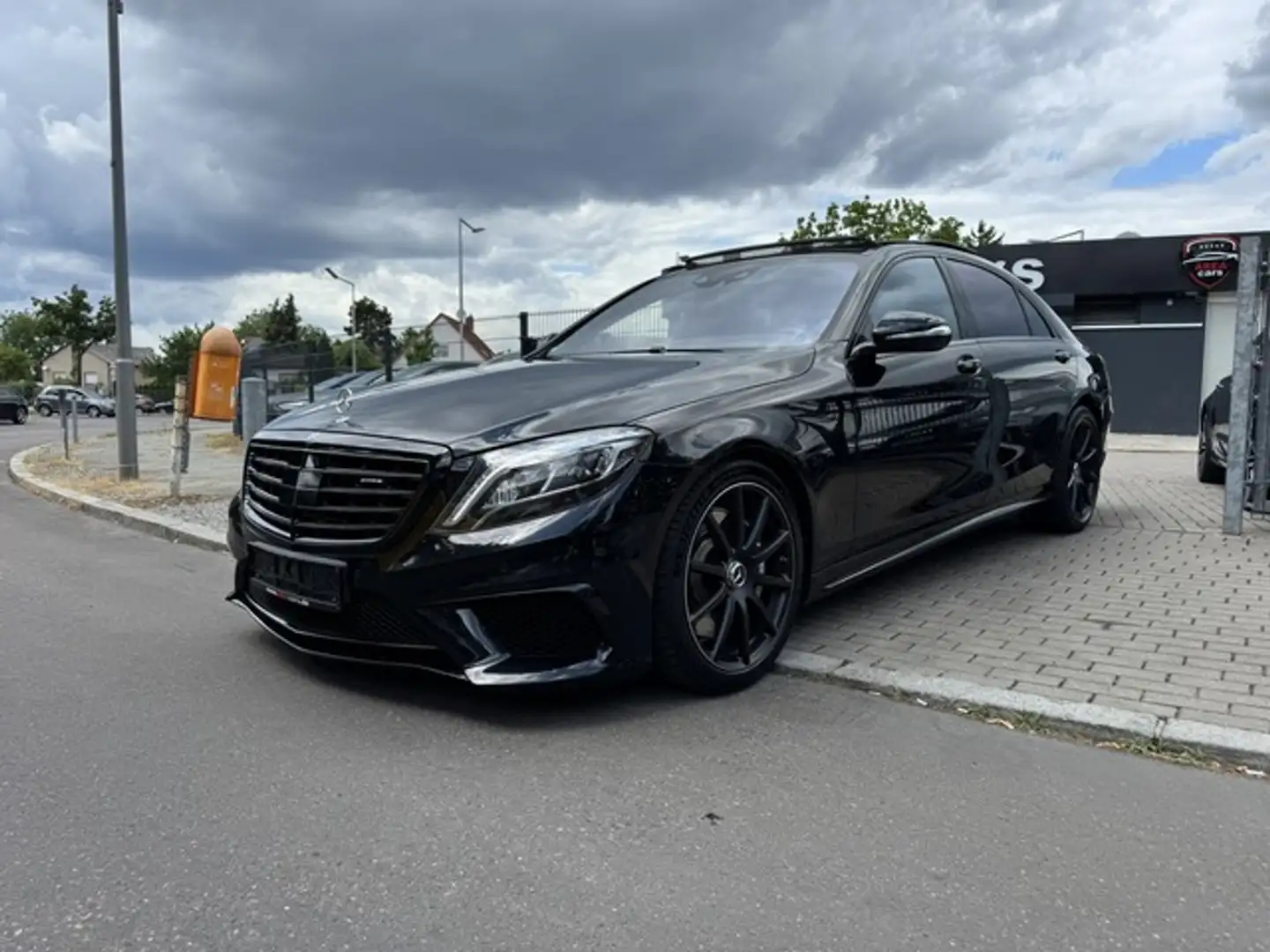 Mercedes-Benz S 63 AMG 4M LANG FULL NIGHTVIS HUD PANO BURM Negro - 1