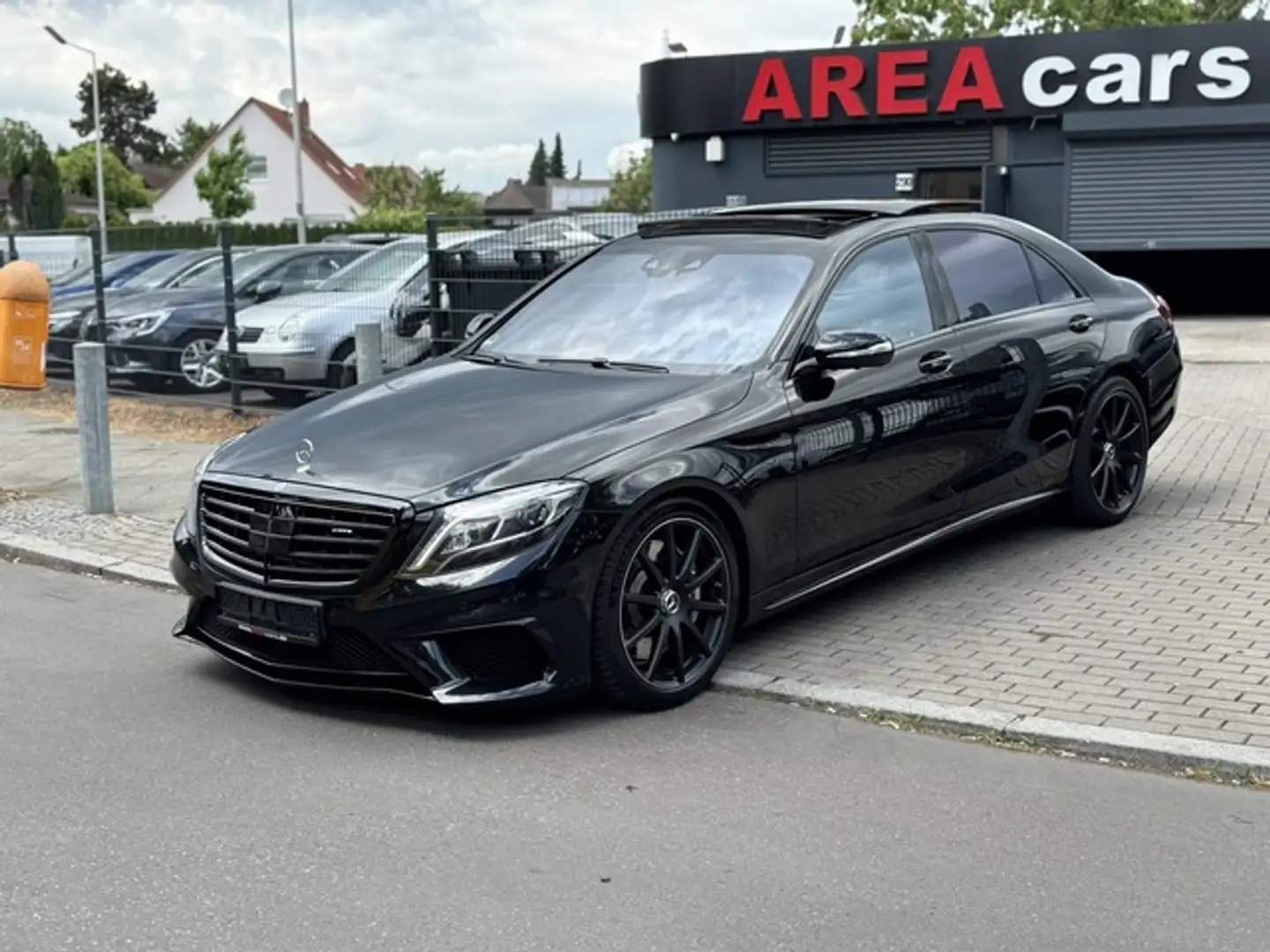 Mercedes-Benz S 63 AMG 4M LANG FULL NIGHTVIS HUD PANO BURM Noir - 1