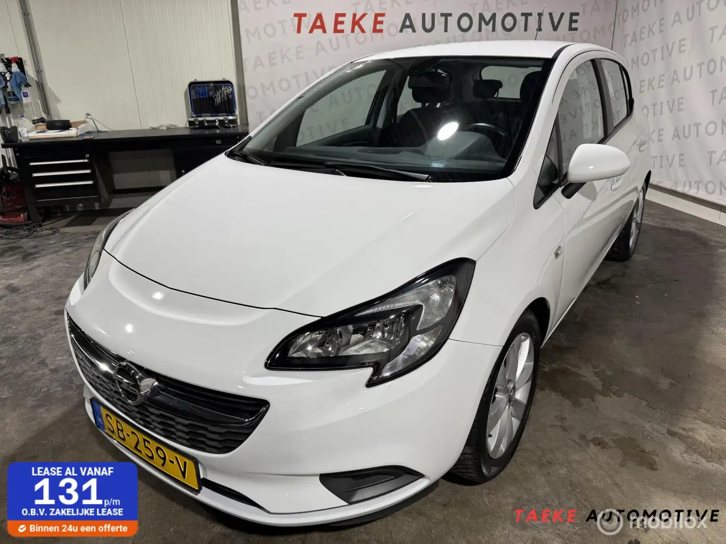 Opel Corsa 1.4 Edition Semi automaat/Airco/Cruise/Navi/Nap White - 1