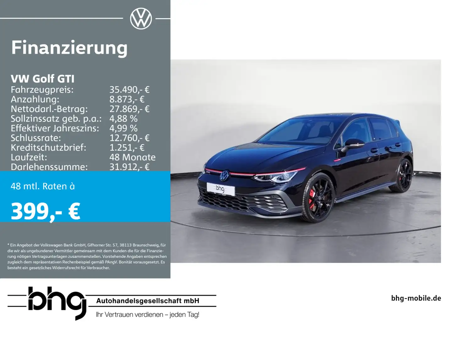 Volkswagen Golf GTI 2.0 TSI DSG CLUBSPORT PanoDach MatrixLE Schwarz - 1