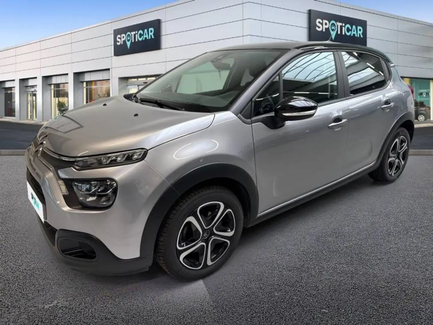 Citroen C3 3 1.2 PureTech 83 S&S MAN Feel Grijs - 1