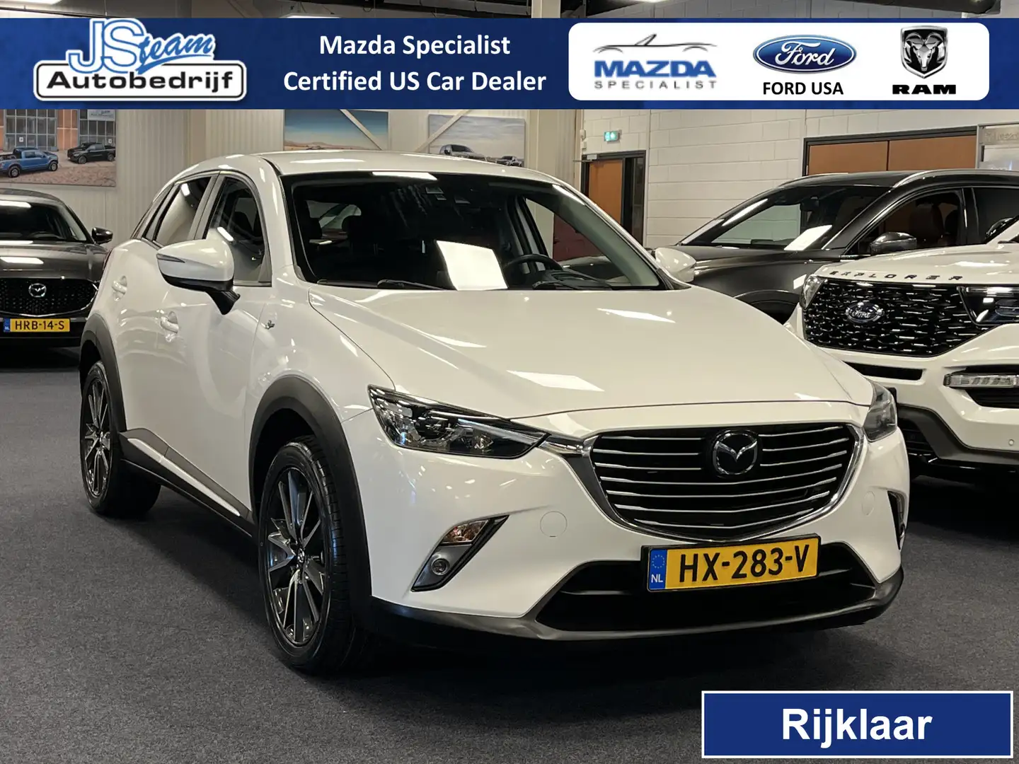Mazda CX-3 2.0 SkyActiv-G GT-M 120PK Navi Leder Cruise DAB+ C Blanc - 1
