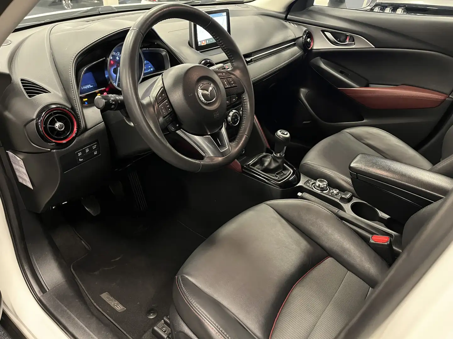 Mazda CX-3 2.0 SkyActiv-G GT-M 120PK Navi Leder Cruise DAB+ C Blanc - 2