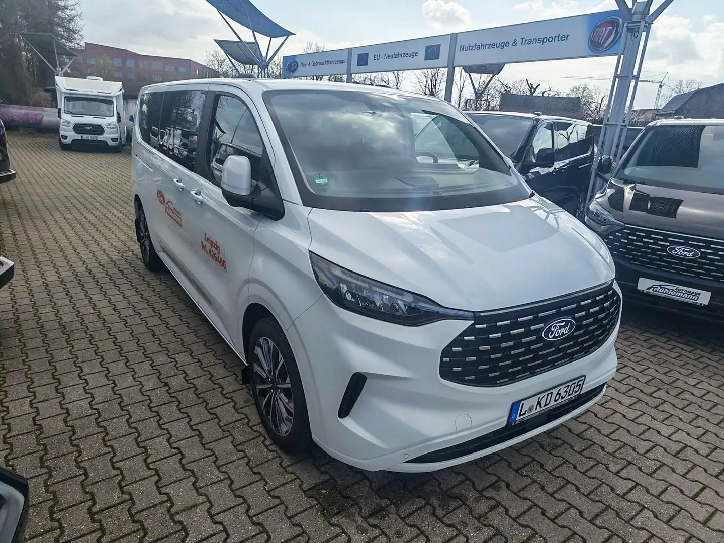 Ford Tourneo Custom TiTANIUM L2 LEDER LED NAVi KAMERA TECHNO-5 WiNTERP Blanco - 2