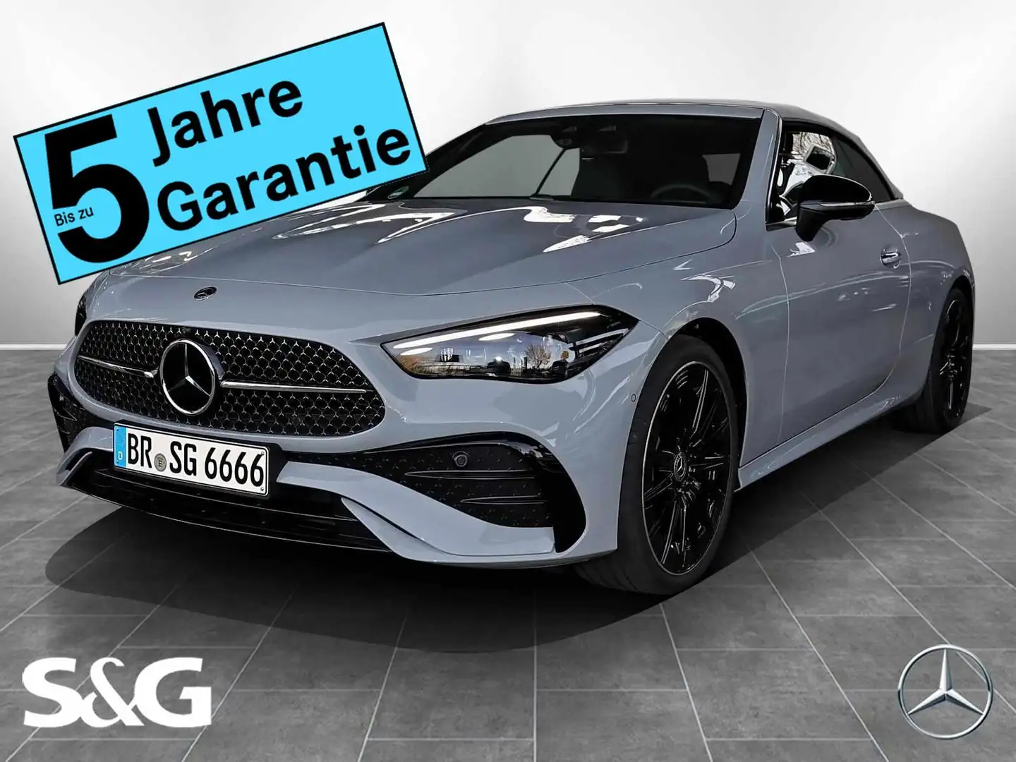 Mercedes-Benz CLE 300 4M Cabrio AMG 360°+LED+Standhzg+Distron Grau - 1