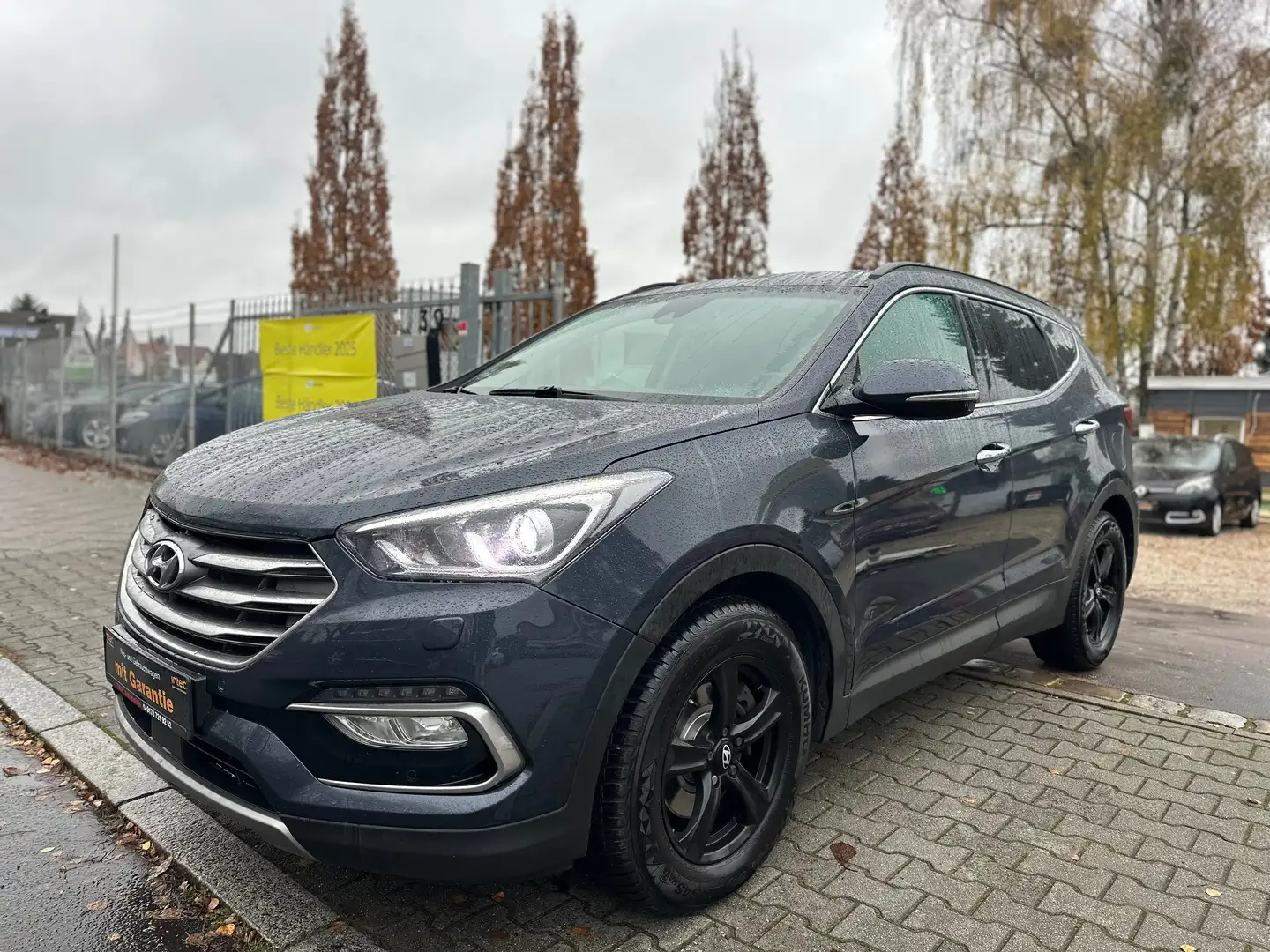 Hyundai SANTA FE blue Premium 4WD,LEDER,XENON,AHK,4xSHZ+2xSITZKLIMA Bleu - 1