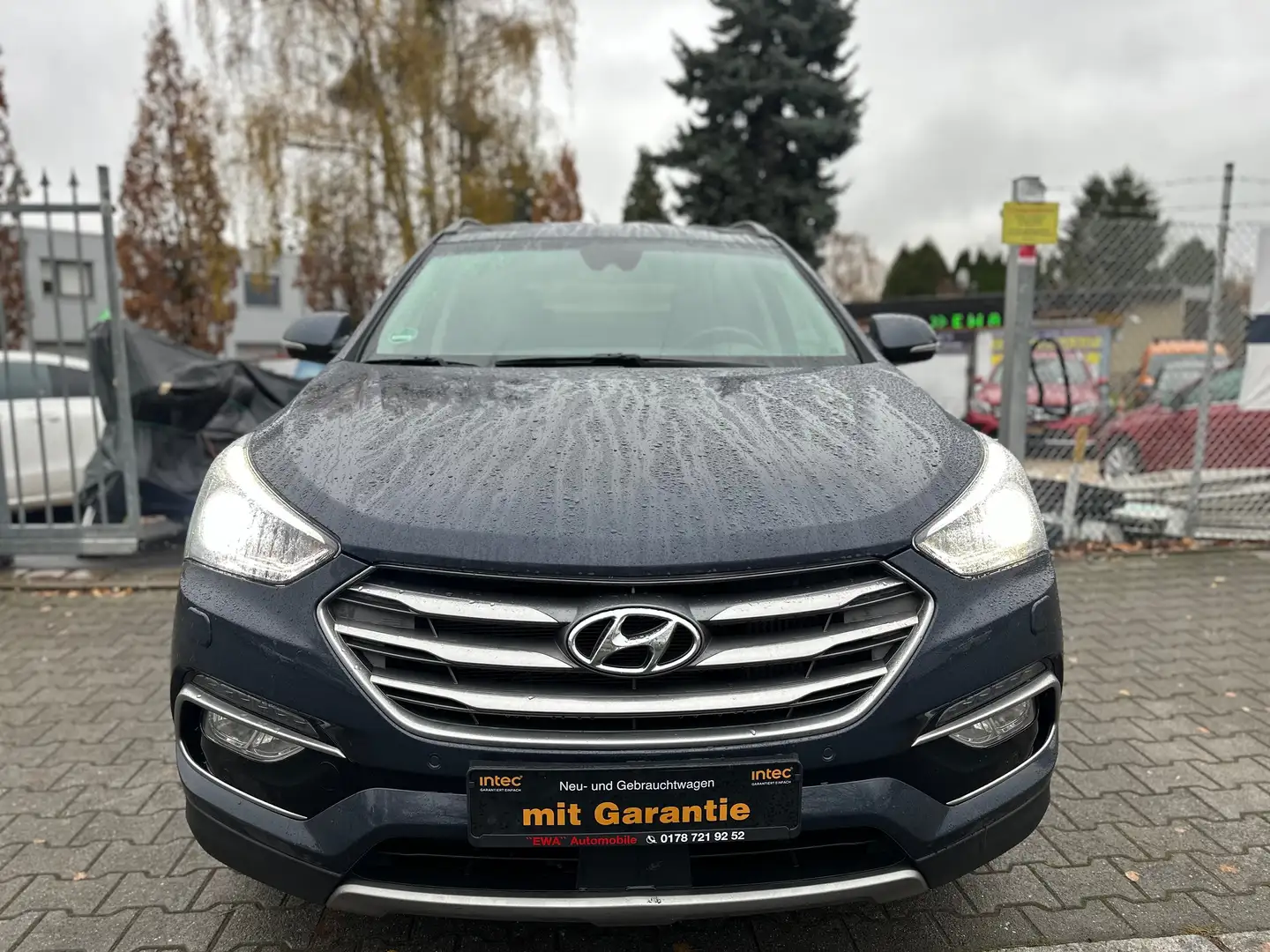Hyundai SANTA FE blue Premium 4WD,LEDER,XENON,AHK,4xSHZ+2xSITZKLIMA Bleu - 2