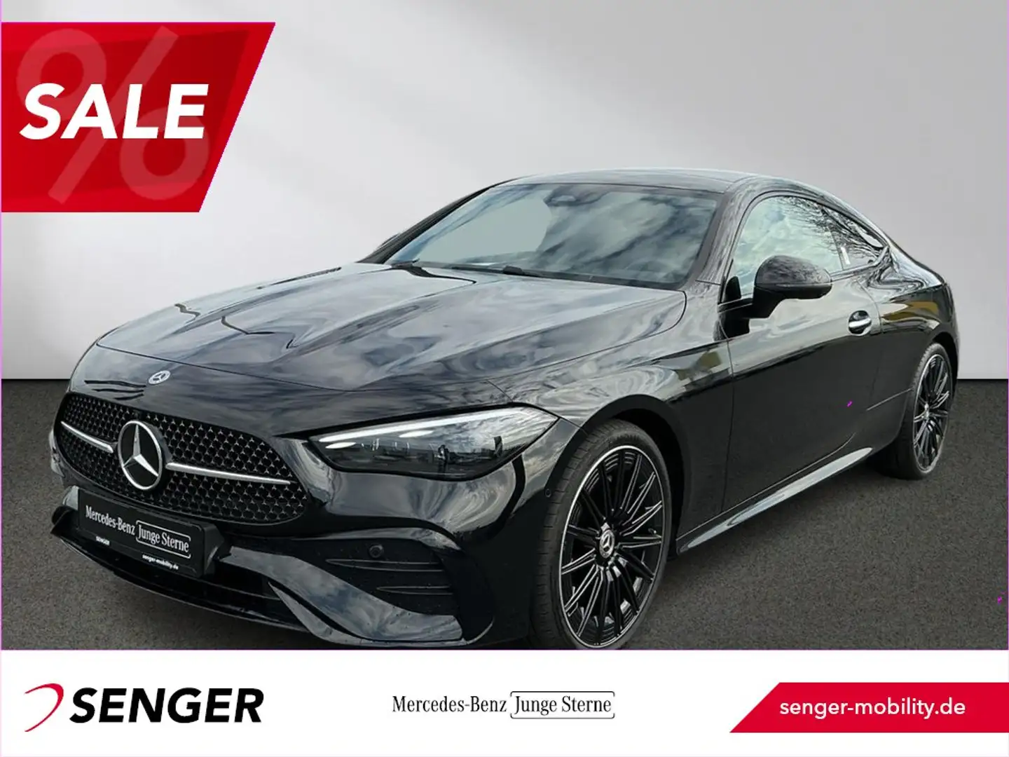 Mercedes-Benz CLE 220 d AMG Night Panorama Burmester 360° AHK Schwarz - 1