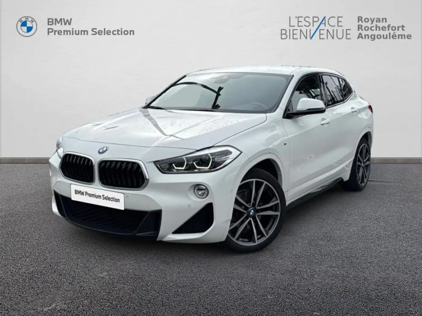 BMW X2 sDrive18iA 140ch M Sport DKG7 Euro6d-T 129g Blanc - 1