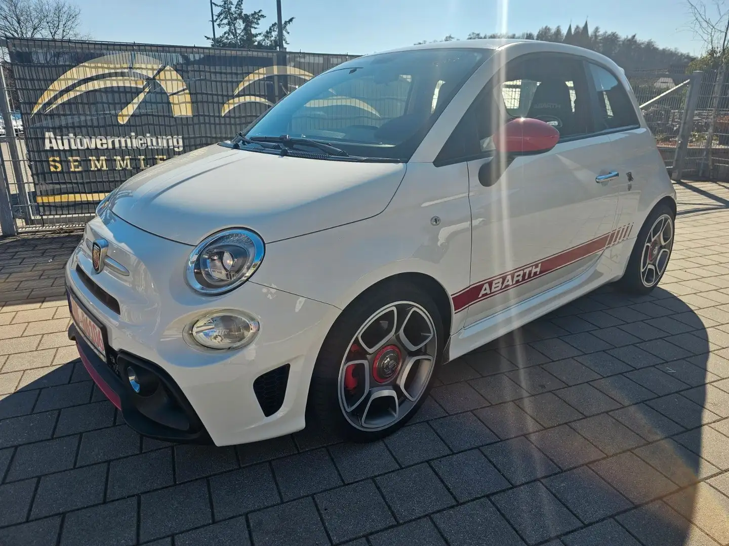 Abarth 500 595 / TÜV Neu / Leder / TOP Blanc - 1