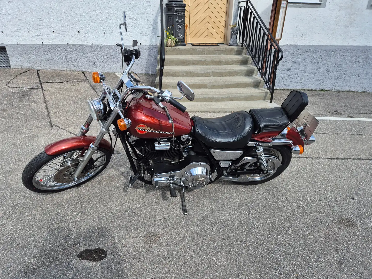 Harley-Davidson Low Rider FXLR Roşu - 1