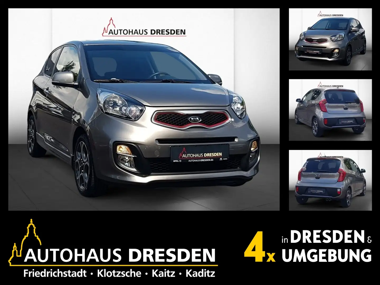 Kia Picanto 1.2 Spirit *KLIMA-AT*SHZ*LM* Silver - 1