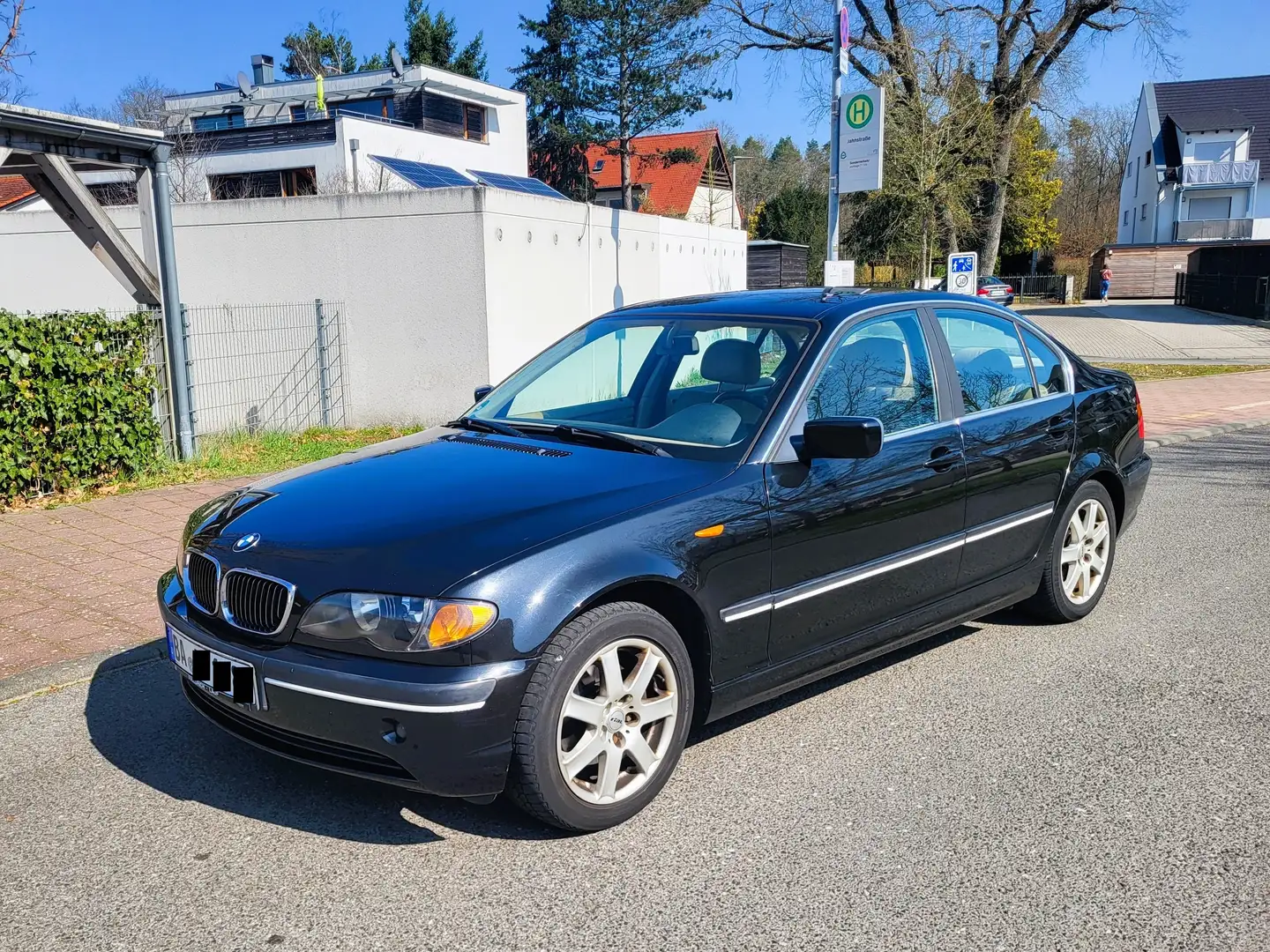 BMW 320 Leder Beige | 6-Zylinder | TÜV + KD + Bremsen NEU Чорний - 1