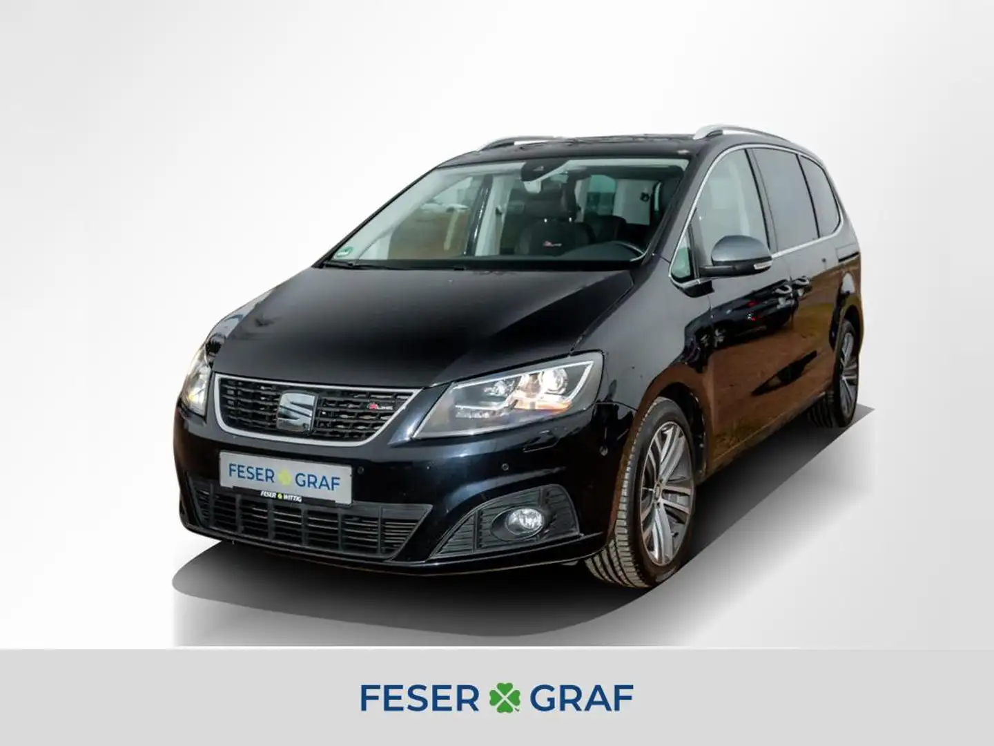 SEAT Alhambra 1.4 TSI DSG FR Xenon/Navi/AHK/Pano/ACC Schwarz - 1