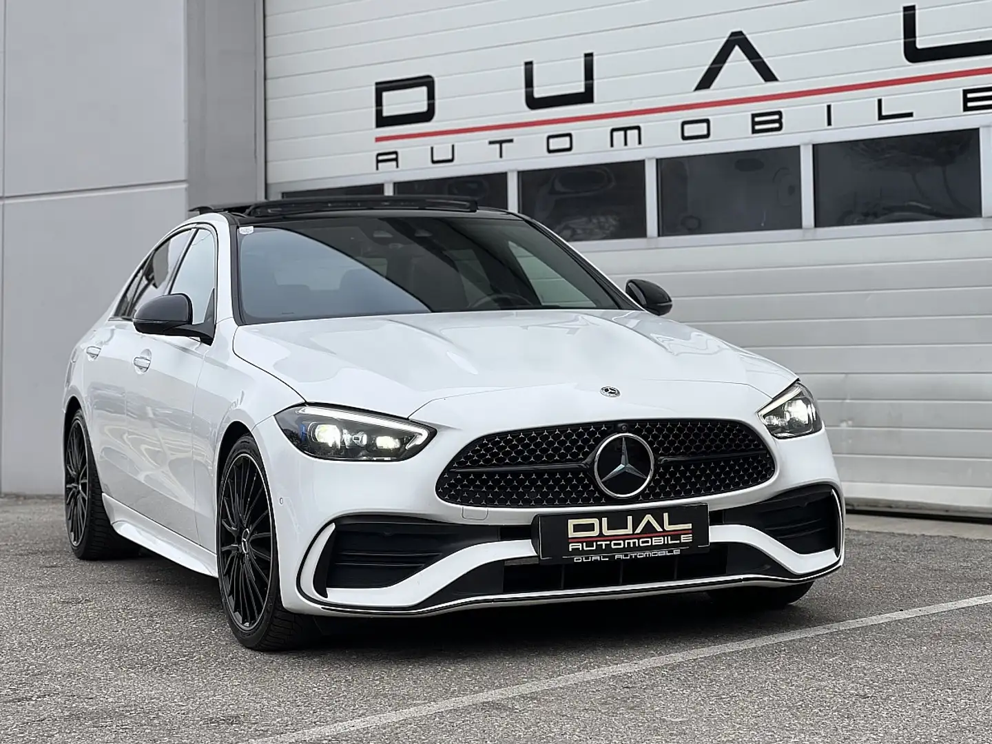 Mercedes-Benz C 200 d Aut.|AMG-PAKET|PANO|ACC|BURMESTER|HEAD-UP Blanc - 2