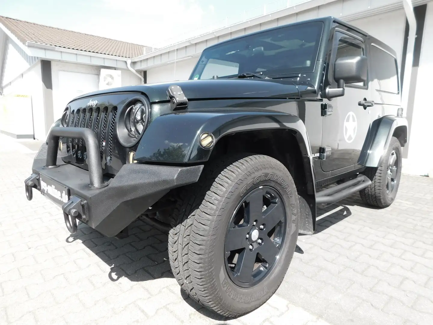 Jeep Wrangler Sahara+AHK+LED+viel Zubehör! sehr gepflegt Grün - 2
