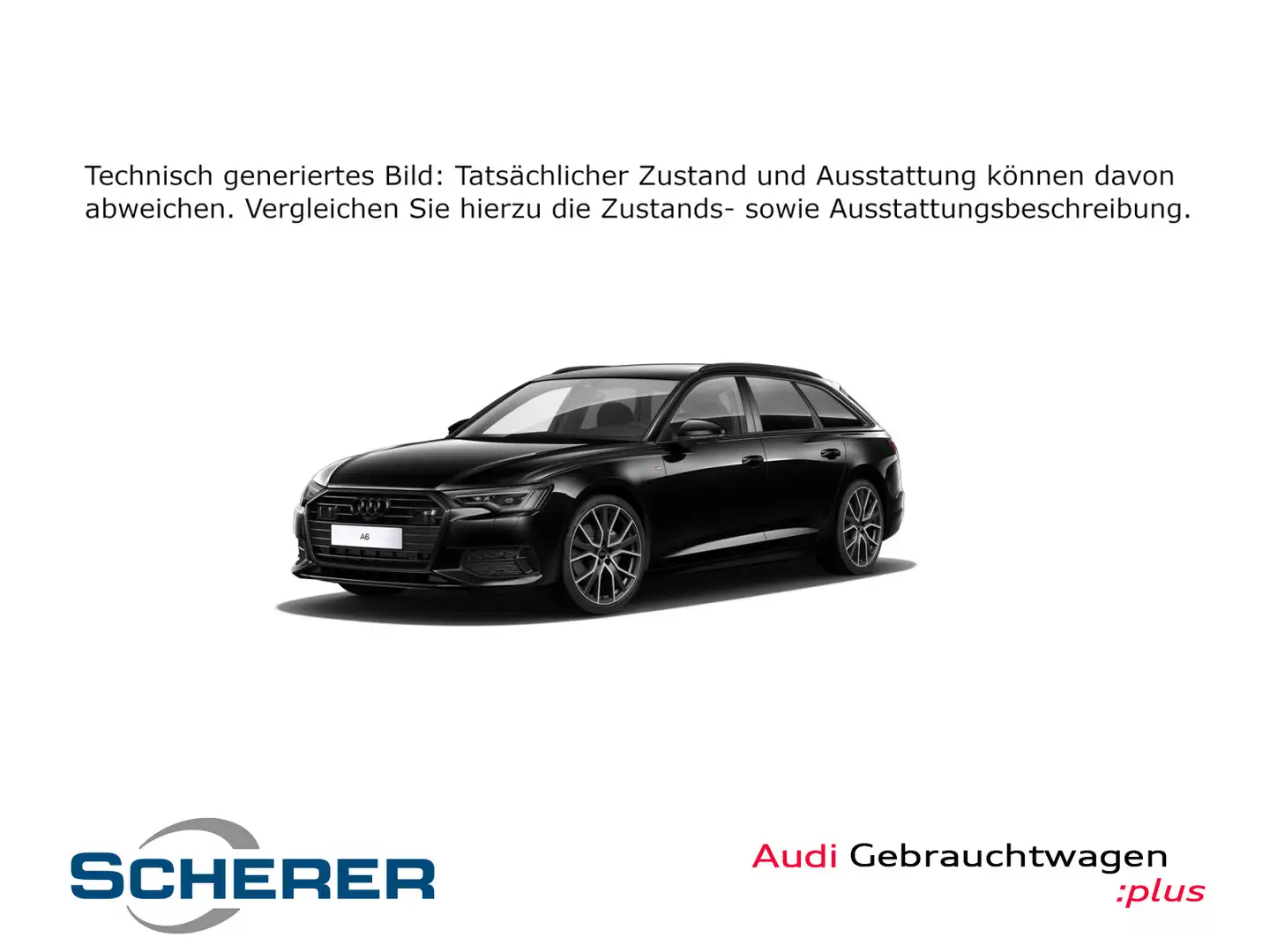 Audi A6 S line 40 TDI MATRIX NAVI B&O 360° ACC Noir - 1