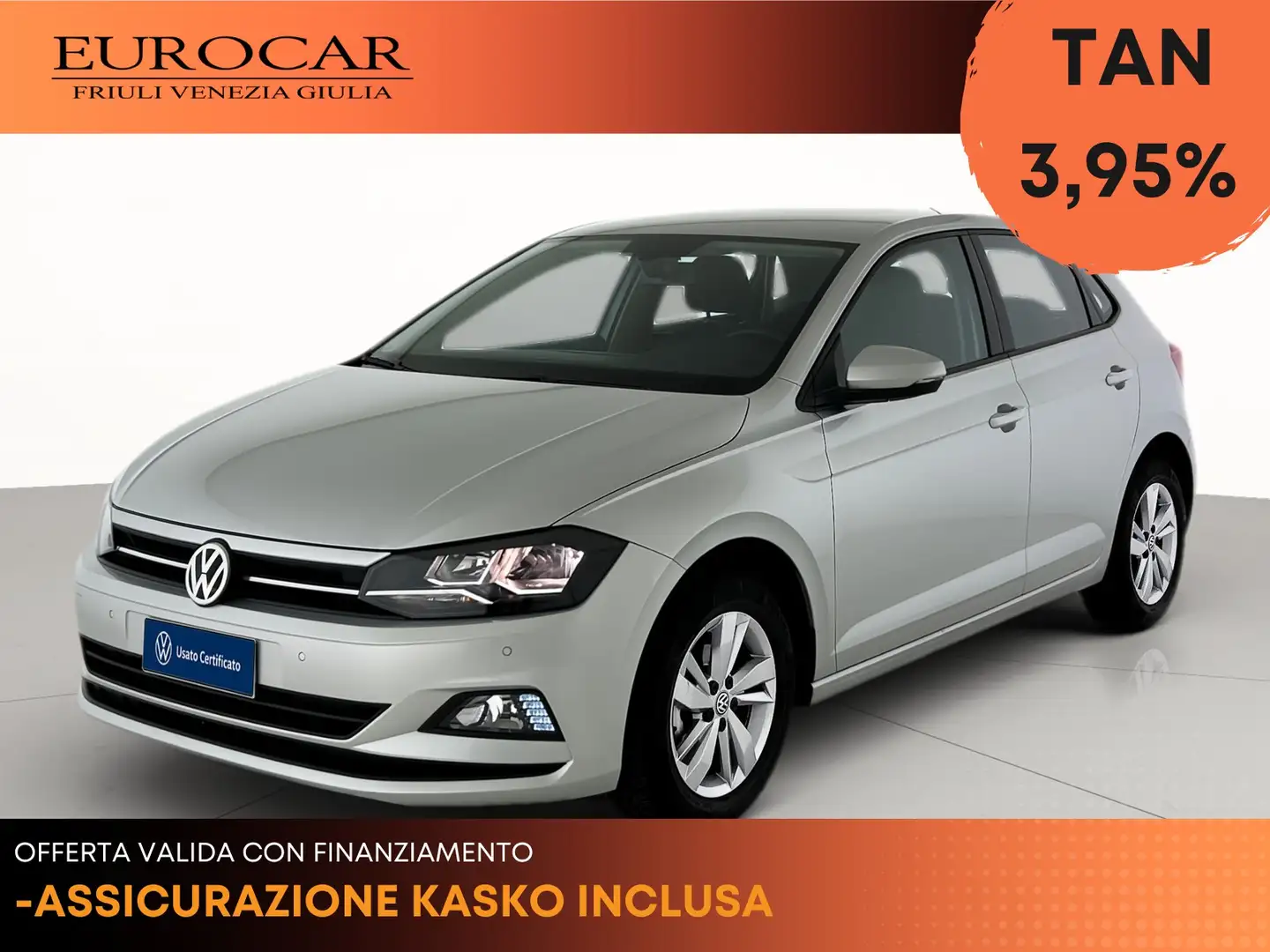Volkswagen Polo 5p 1.0 tsi comfortline 95cv Argento - 1