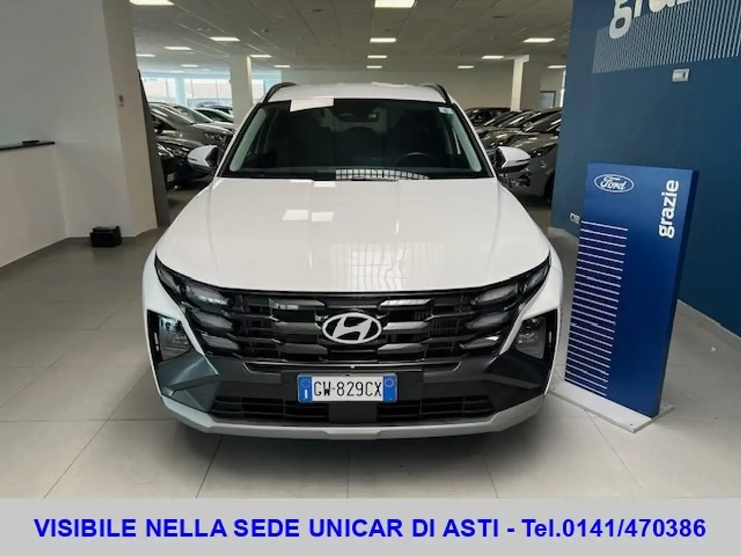 Hyundai TUCSON 1.6 CRDI 48V Business 2WD DCT Bianco - 2