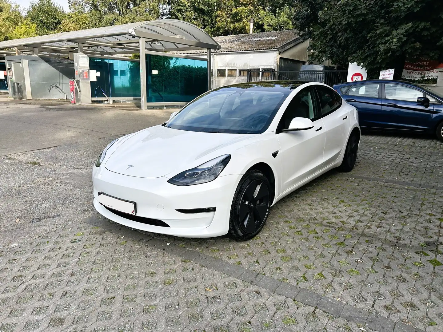 Tesla Model 3 Model 3 Langstreckenbatt. RWD Hinterrad Business Weiß - 2