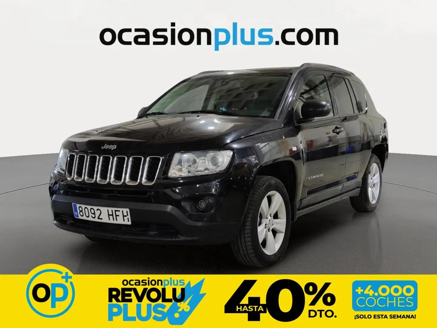Jeep Compass 2.2CRD Sport 4x2 Schwarz - 1