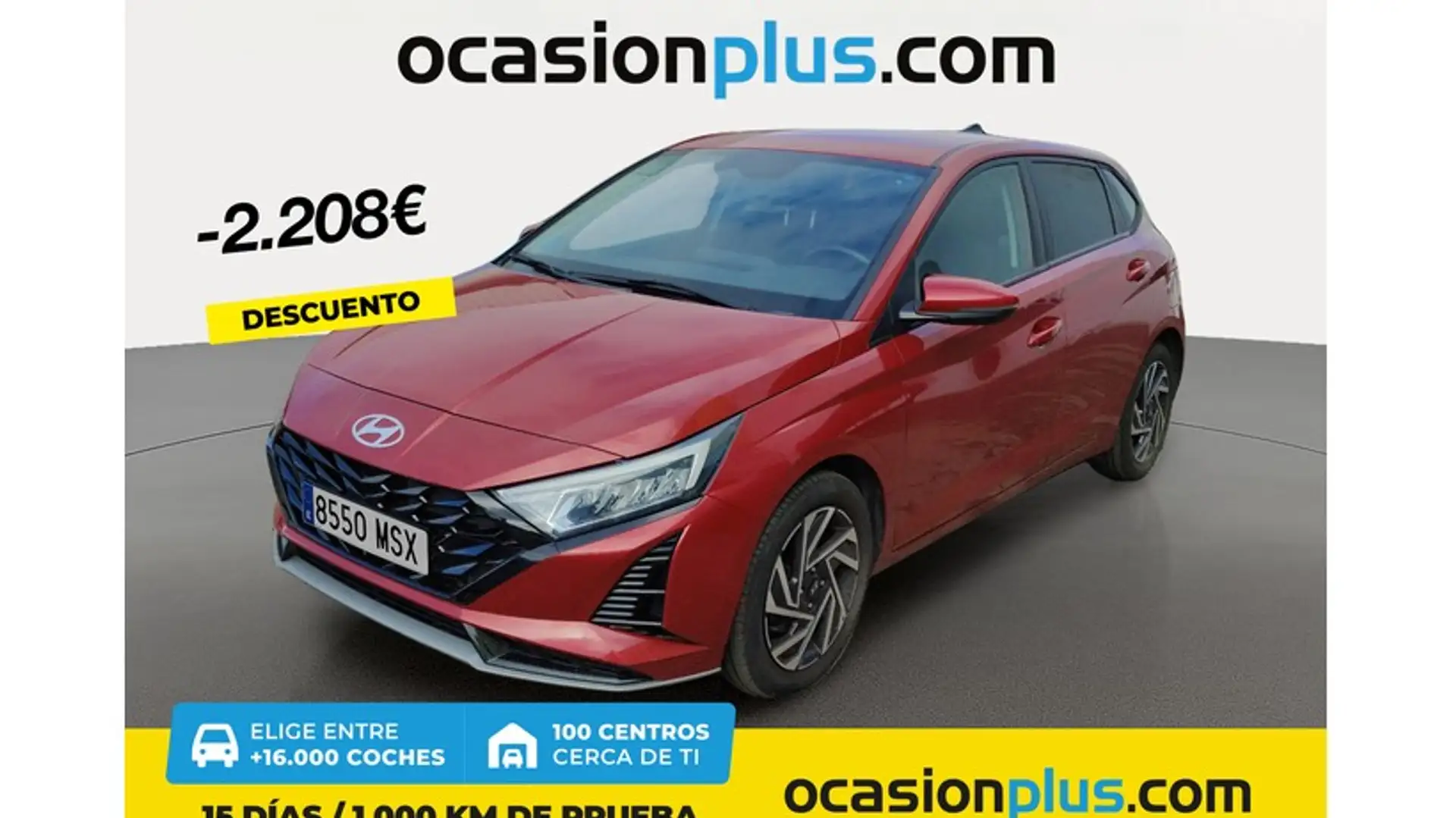 Hyundai i20 1.0 TGDI Klass 48V DT 100 Rojo - 1