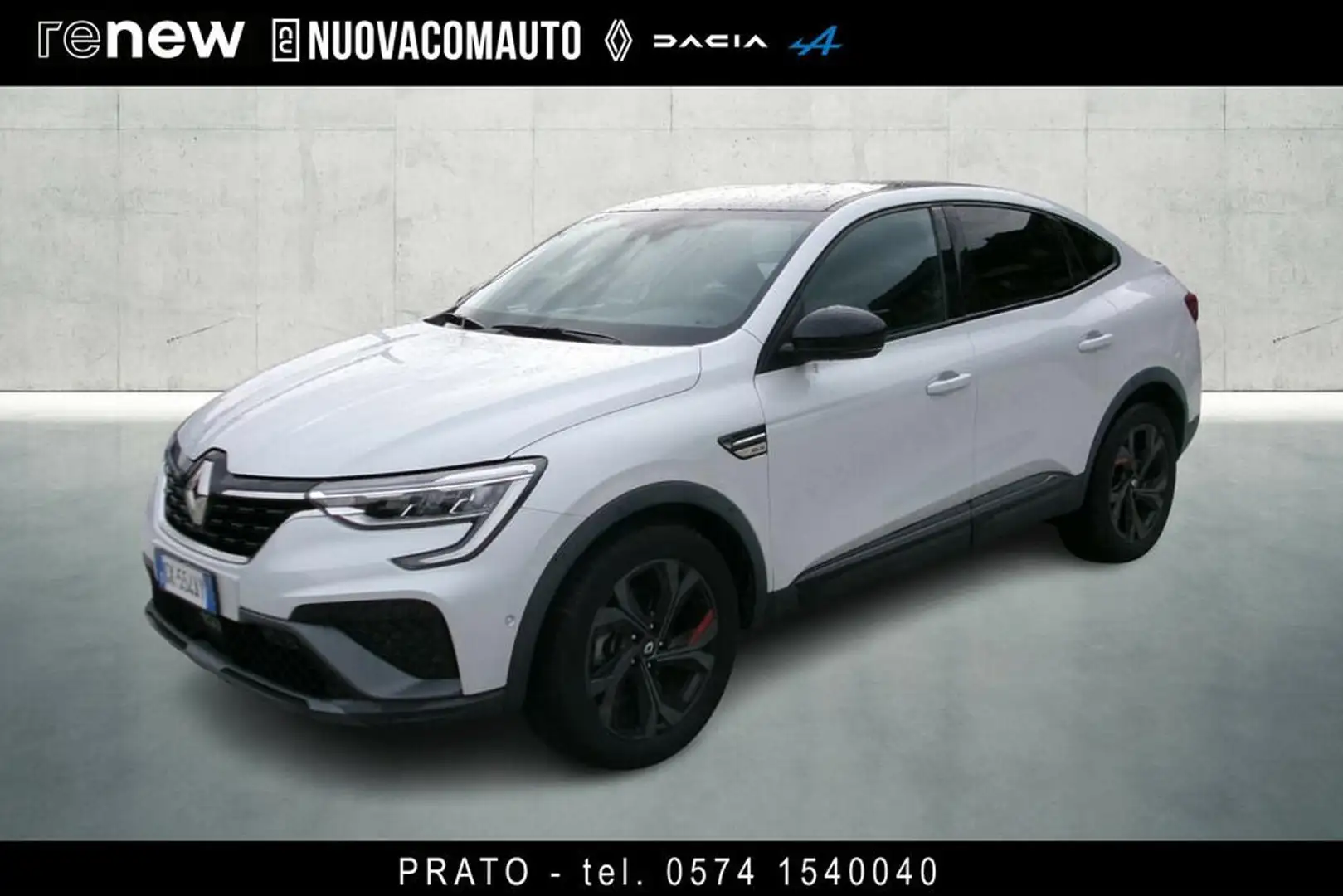 Renault Arkana 1.6 E-Tech hybrid R.S. Line Fast Track 145cv Bianco - 1