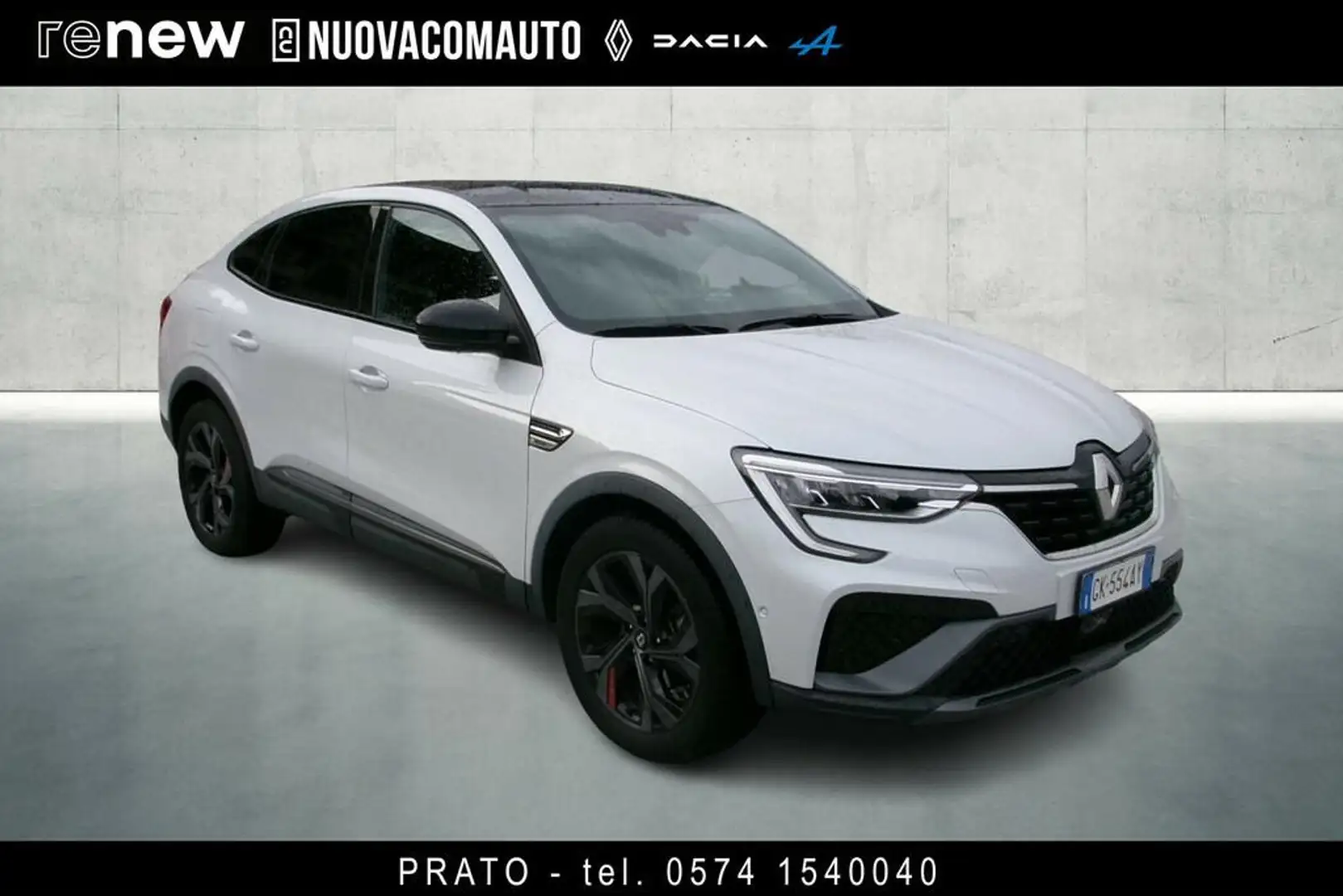 Renault Arkana 1.6 E-Tech hybrid R.S. Line Fast Track 145cv Bianco - 2