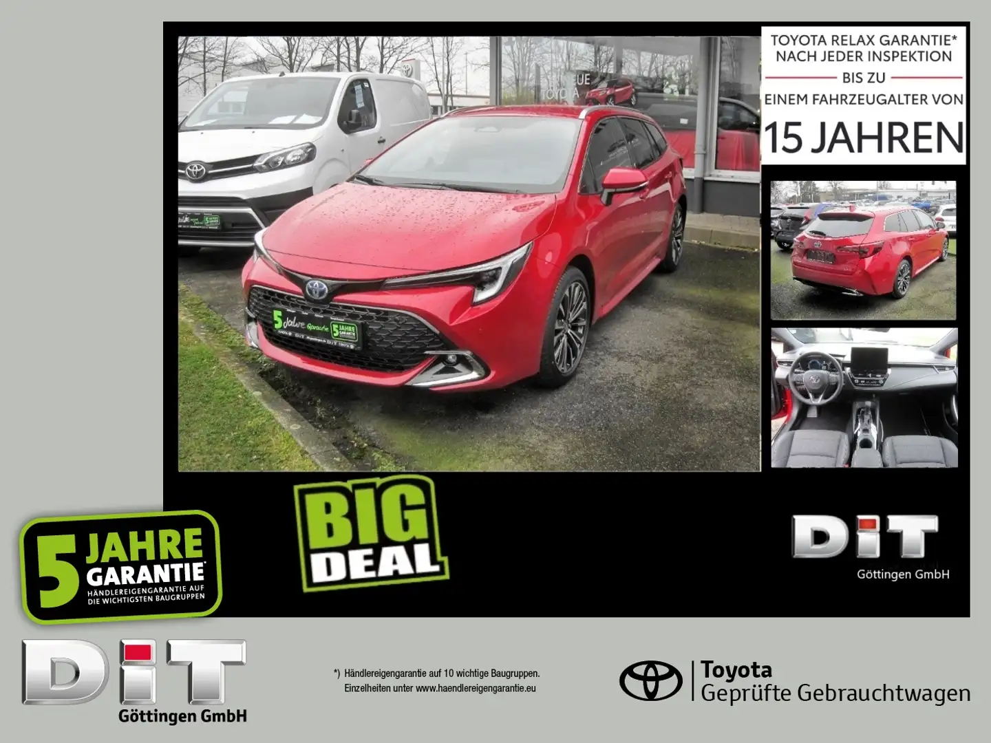 Toyota Corolla Touring Sports 2.0 Teamplayer ACC+LED Roşu - 1