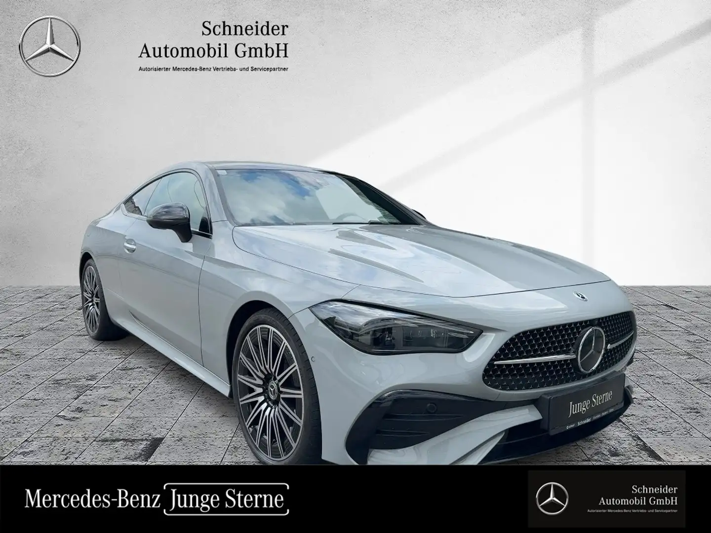 Mercedes-Benz CLE 450 4MATIC Coupé Luft Pano HUD ACC LED Navi Grigio - 1