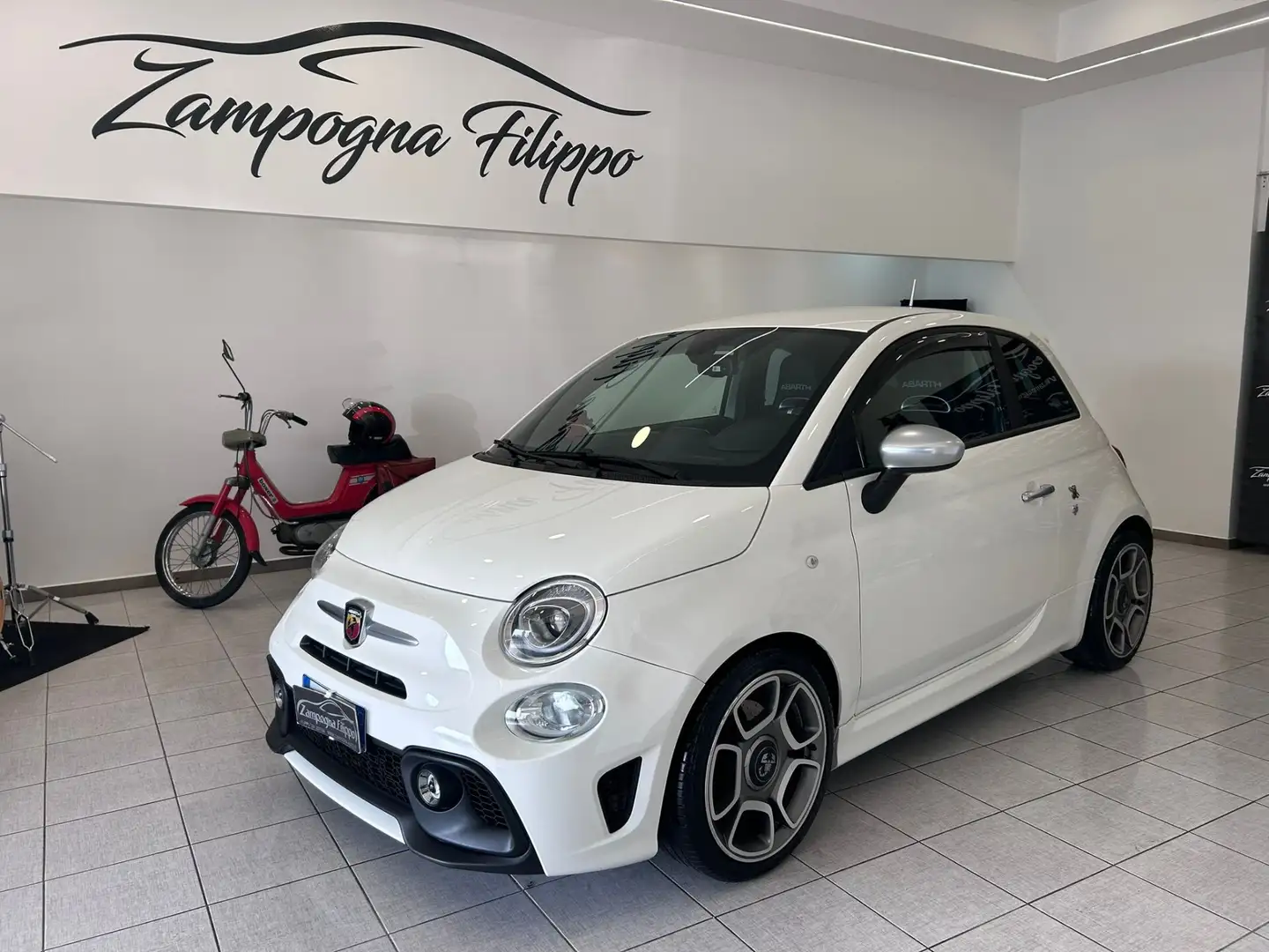 Fiat 500 Abarth 595 TURISMO Blanc - 1