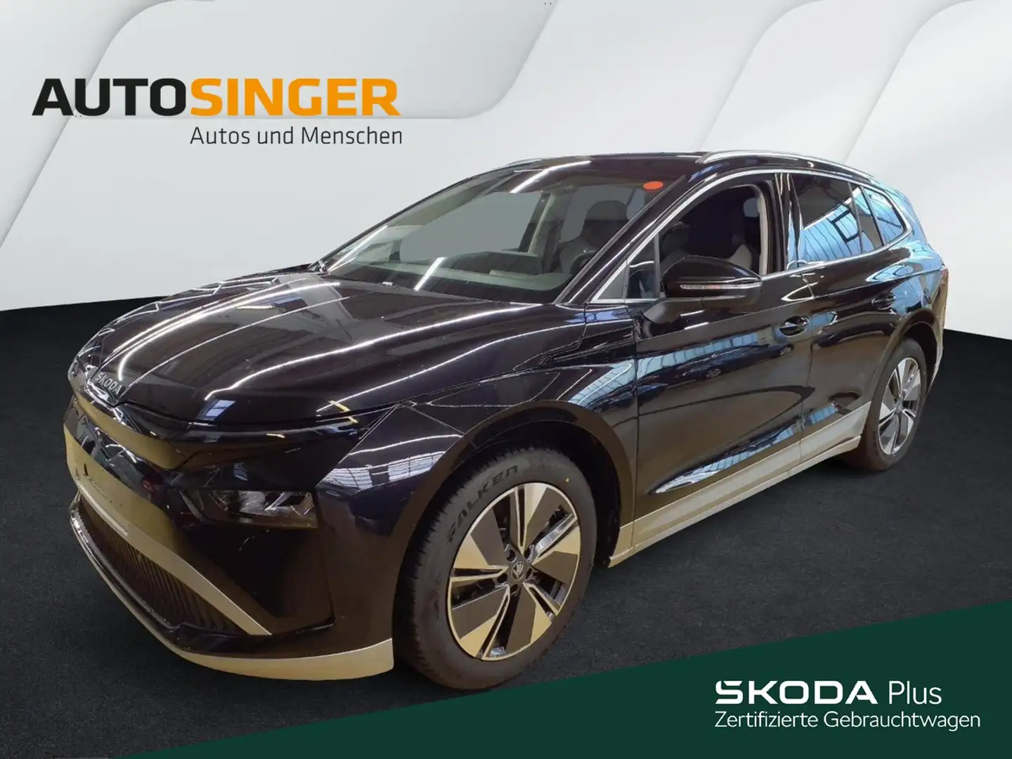 Skoda Enyaq 85x *AHK*WÄRME*ACC*NAVI*R-CAM*LED*SHZ*DAB* Schwarz - 1