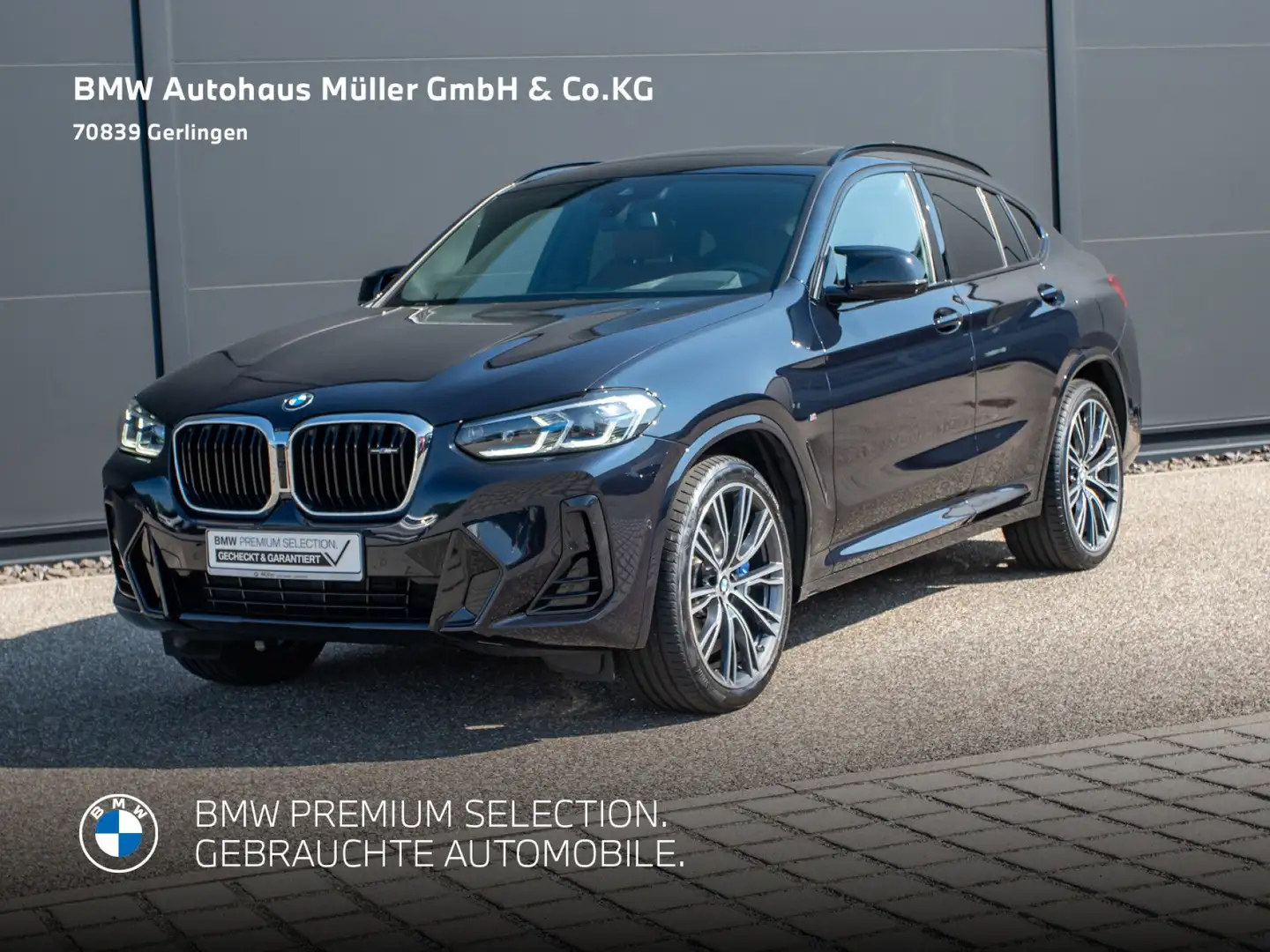 BMW X4 M 40dxA Sportpaket Bluetooth HUD Navi Vollleder Nero - 1