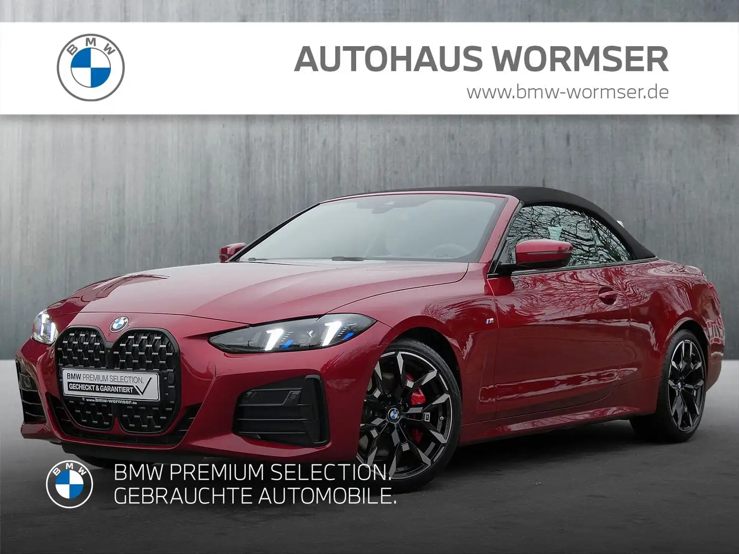 BMW 430 i xDrive Cabrio M Sportpaket HK HiFi DAB LED Rouge - 1